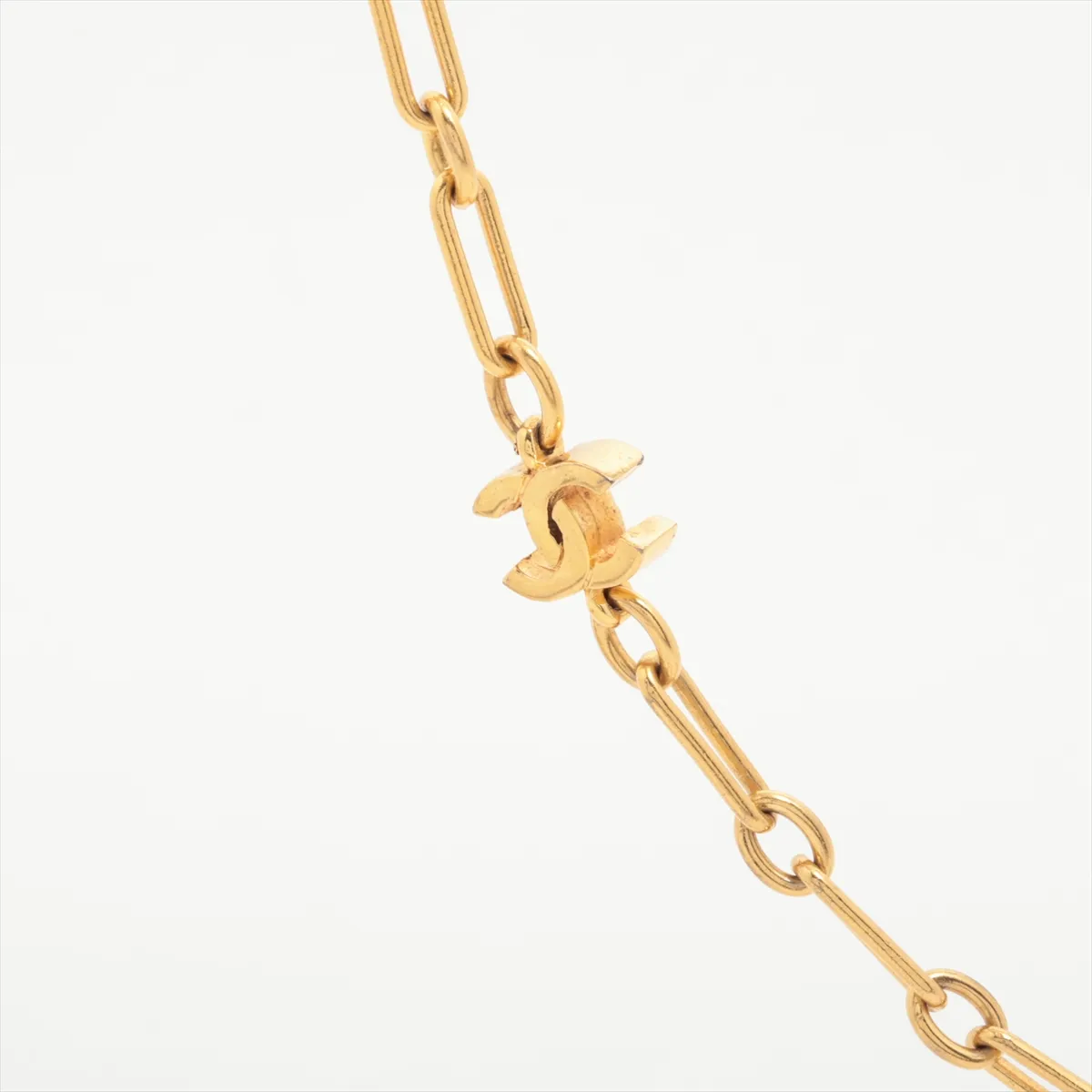 Coco Mark 393 Necklace, GP Gold. Shows signs of wear, including — view 3