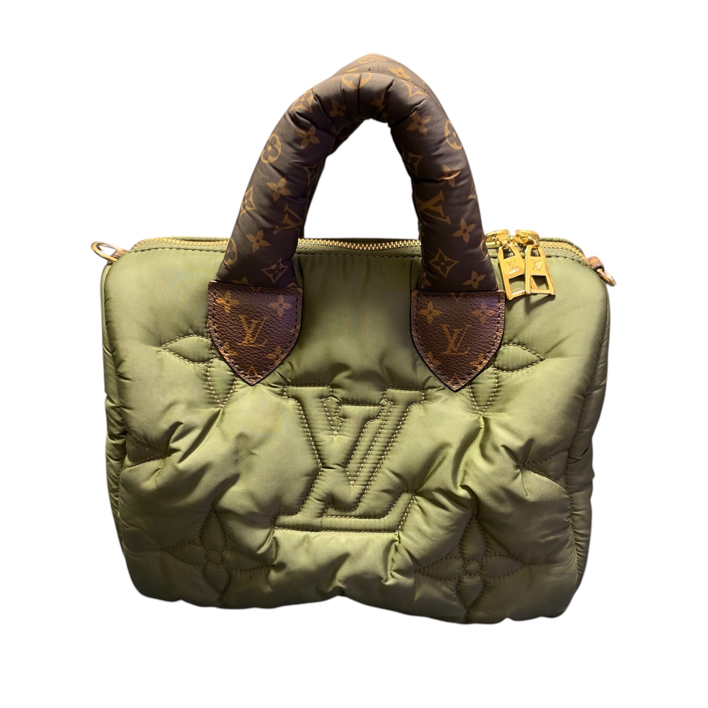 LV Pillow Speedy Bandoulière 25 Khaki 2-Way Handbag — view 2