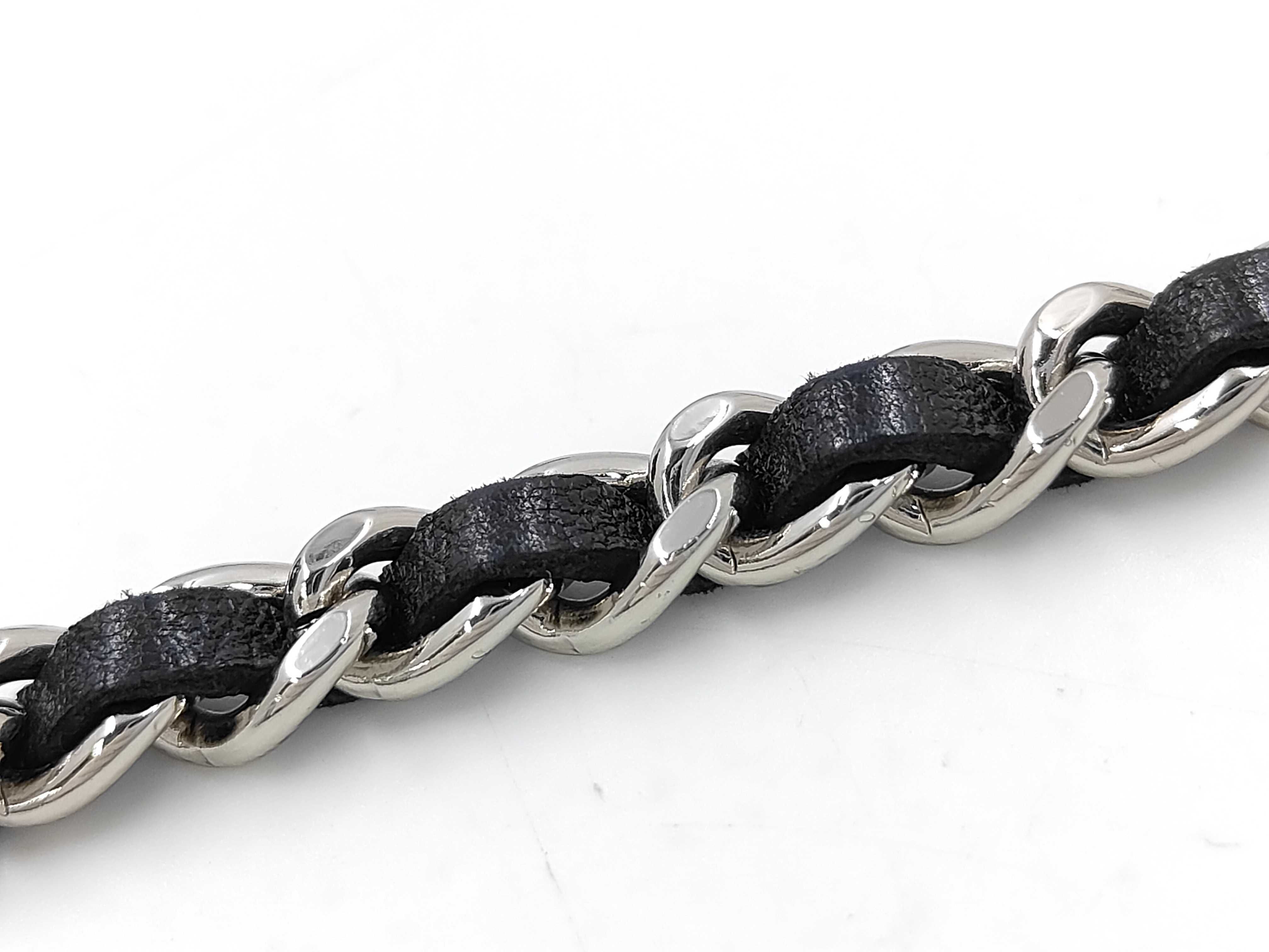 Camellia Chain Shoulder Bag, Lambskin, Black, with original seal, serial number in the 13 range, item number 13204590. — view 4