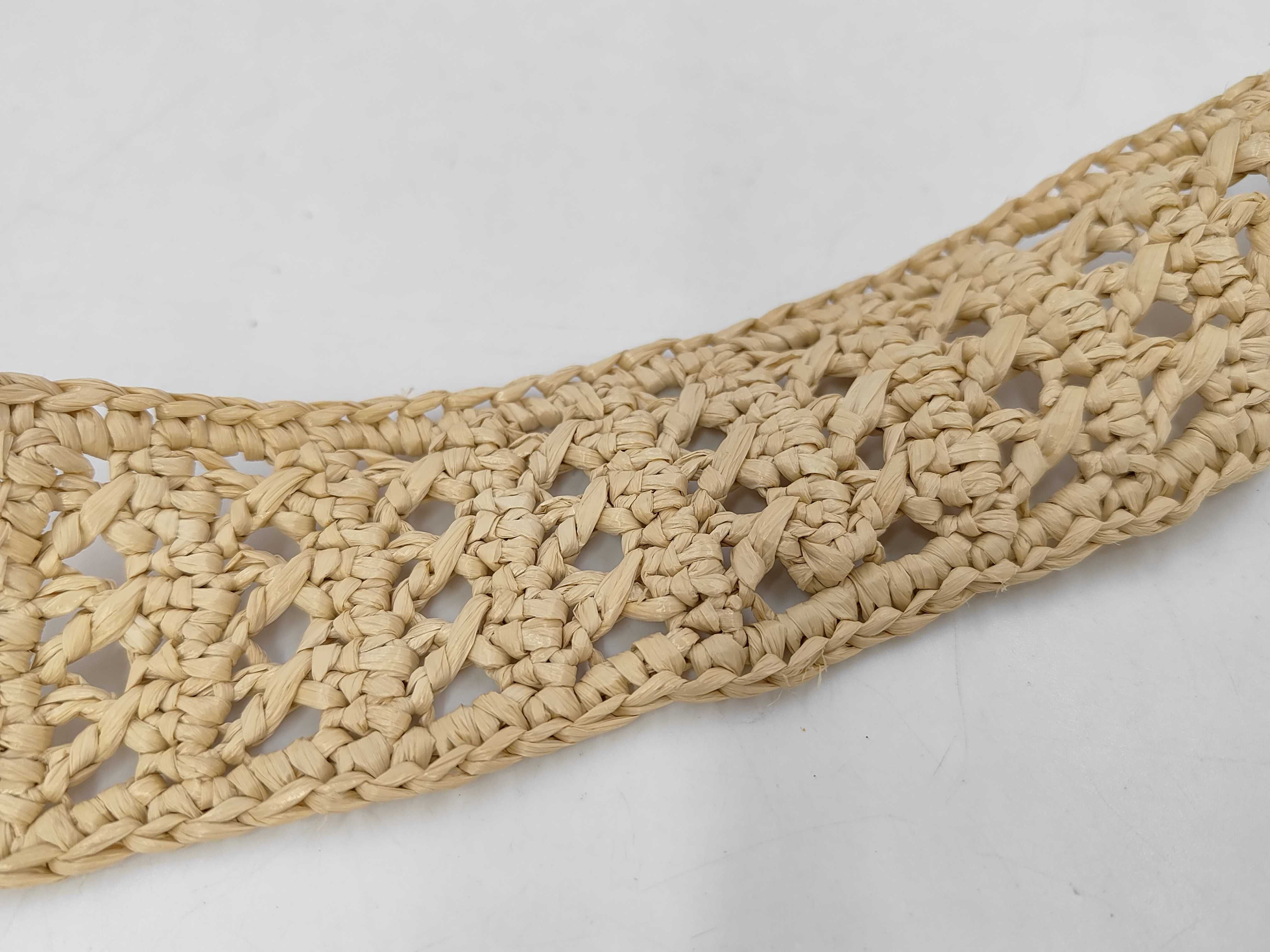 Hobo Raffia Shoulder Bag, Beige, 690941 (Bag) — view 4
