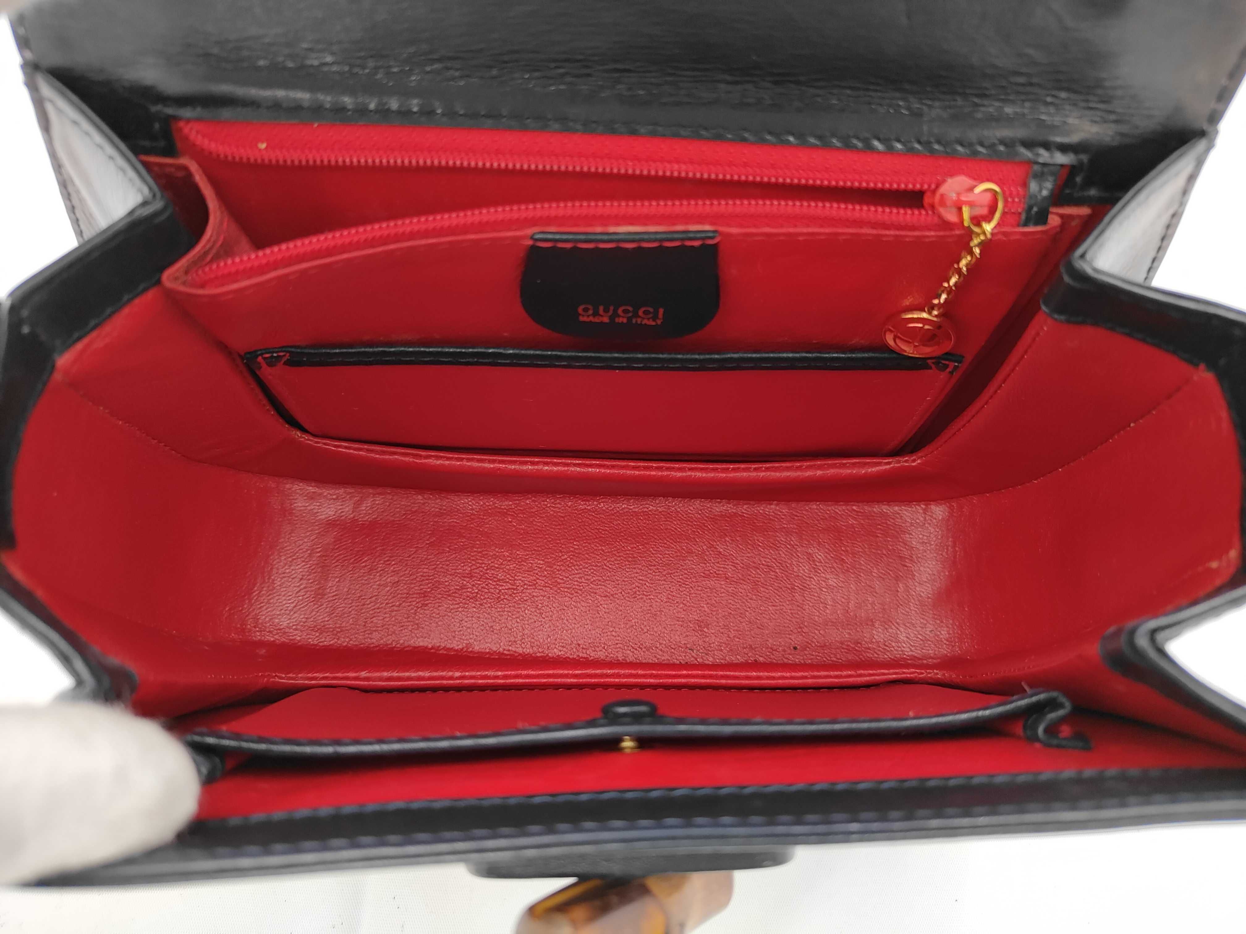 Bamboo Black Handbag — view 9