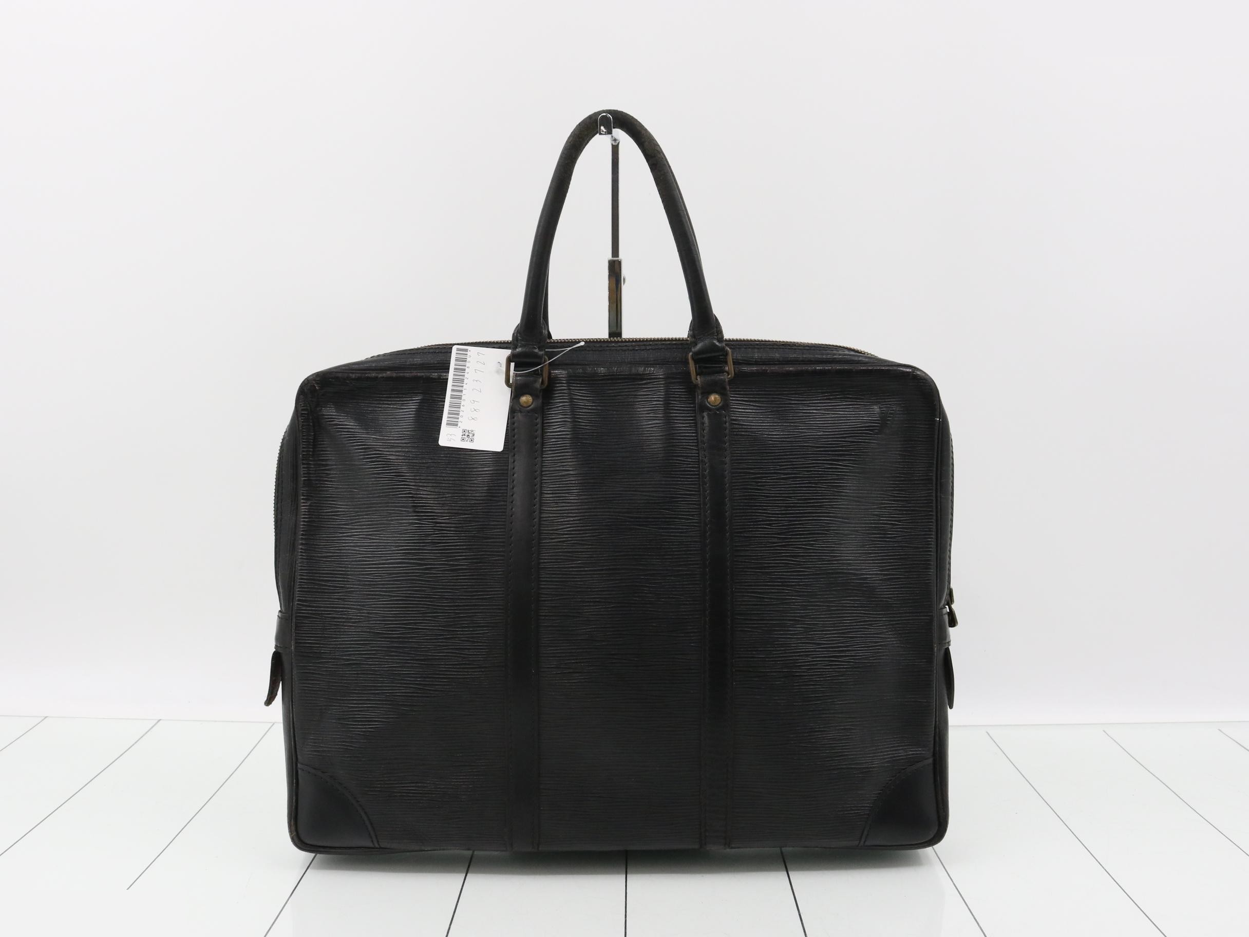 Epi Porte Documents Voyage Noir Business Bag — view 2