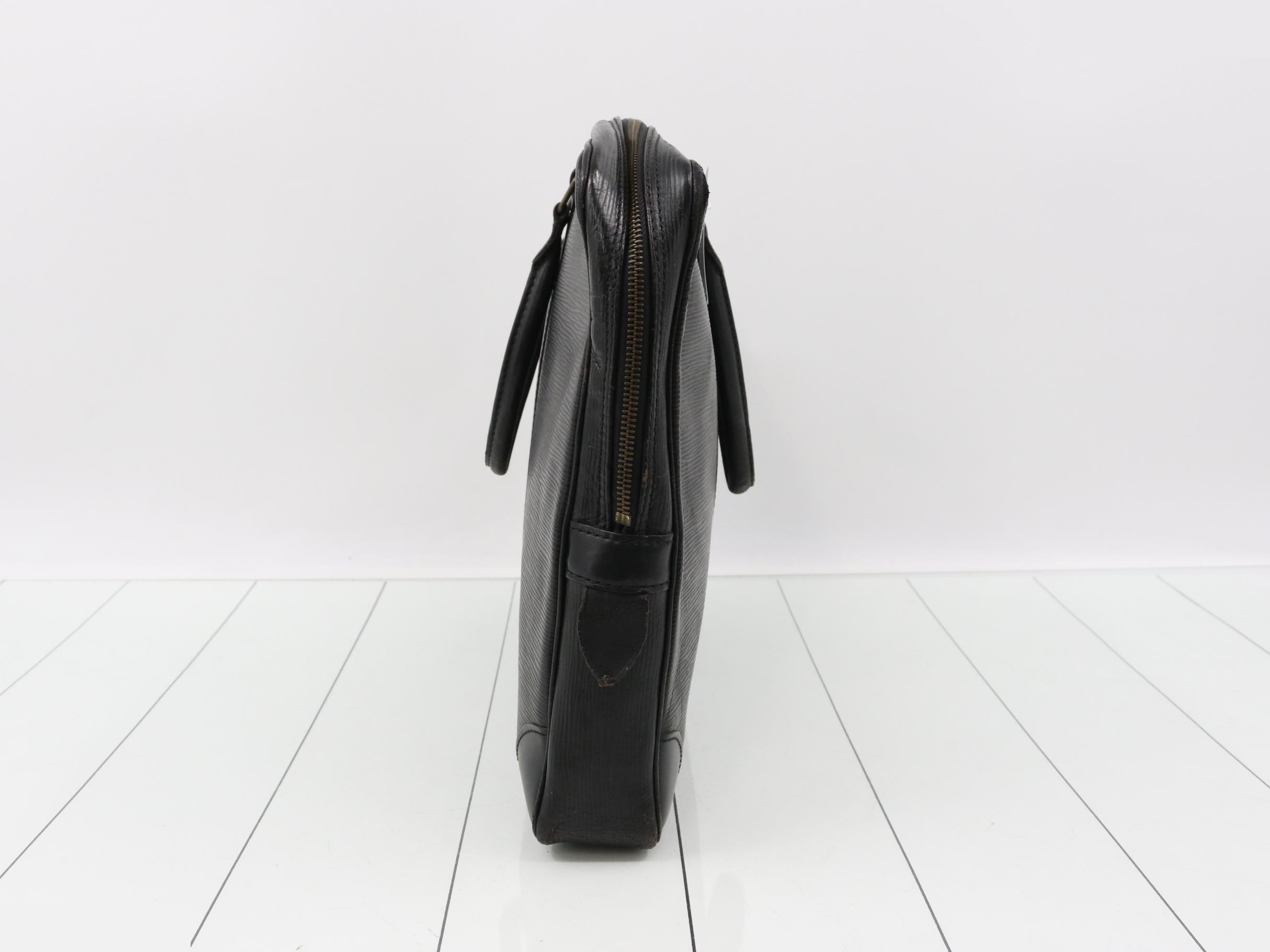 Epi Porte Documents Voyage Noir Business Bag — view 3