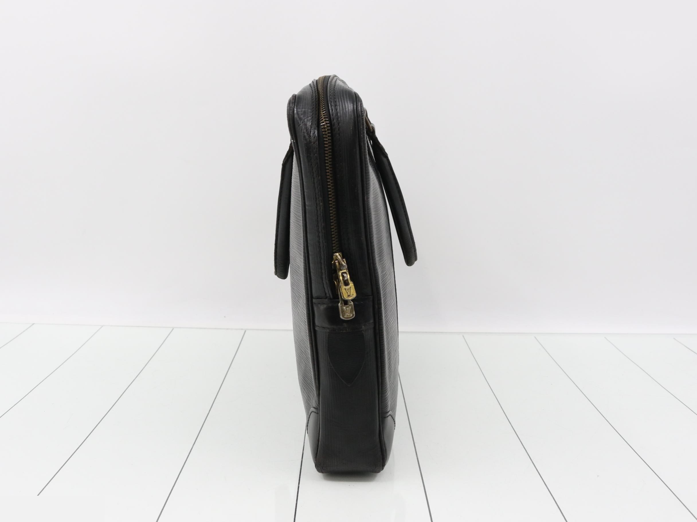 Epi Porte Documents Voyage Noir Business Bag — view 4