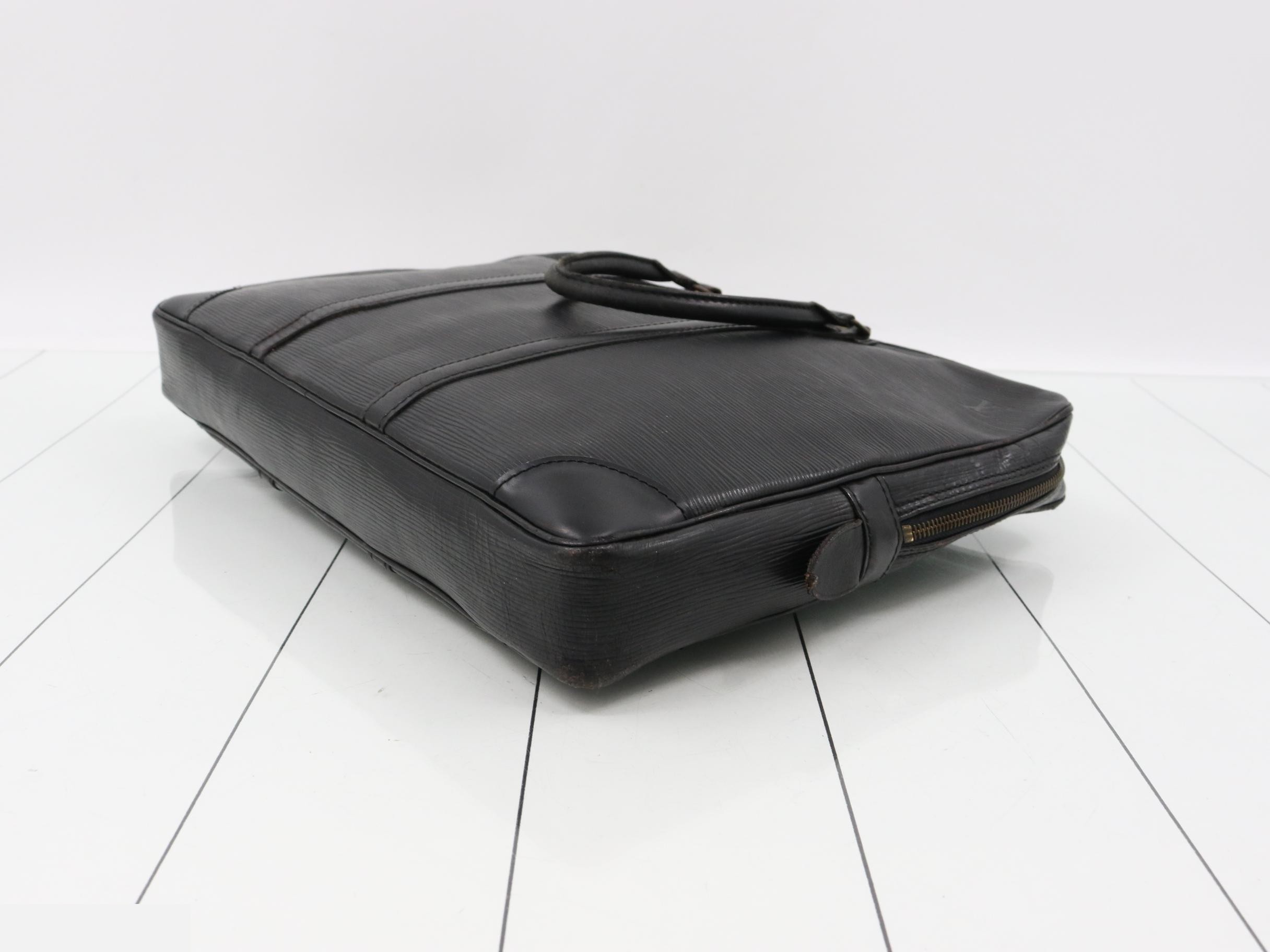 Epi Porte Documents Voyage Noir Business Bag — view 6