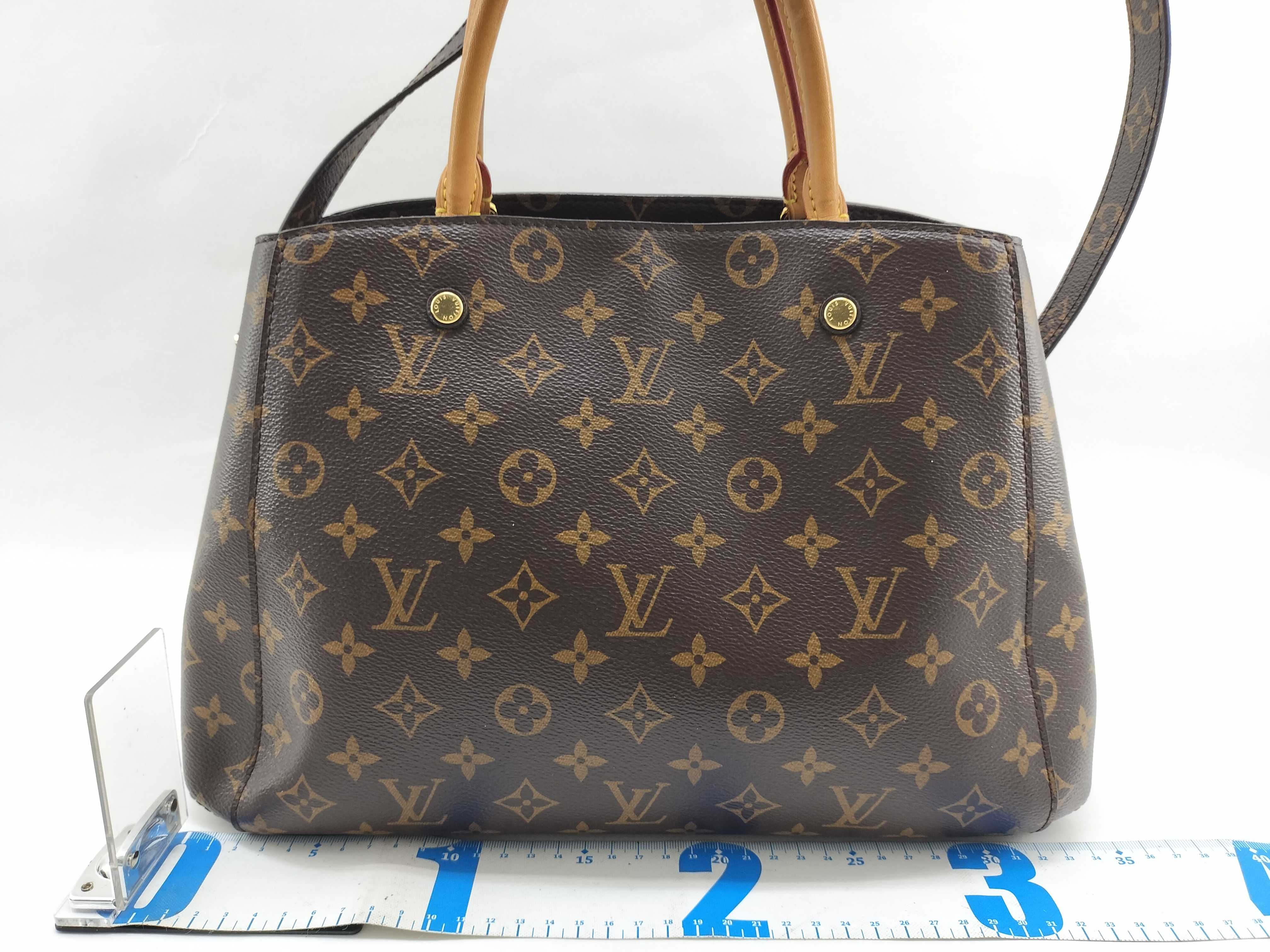 Monogram LV Montaigne MM Monogram M41056 UB3118 Brown Handbag — view 2