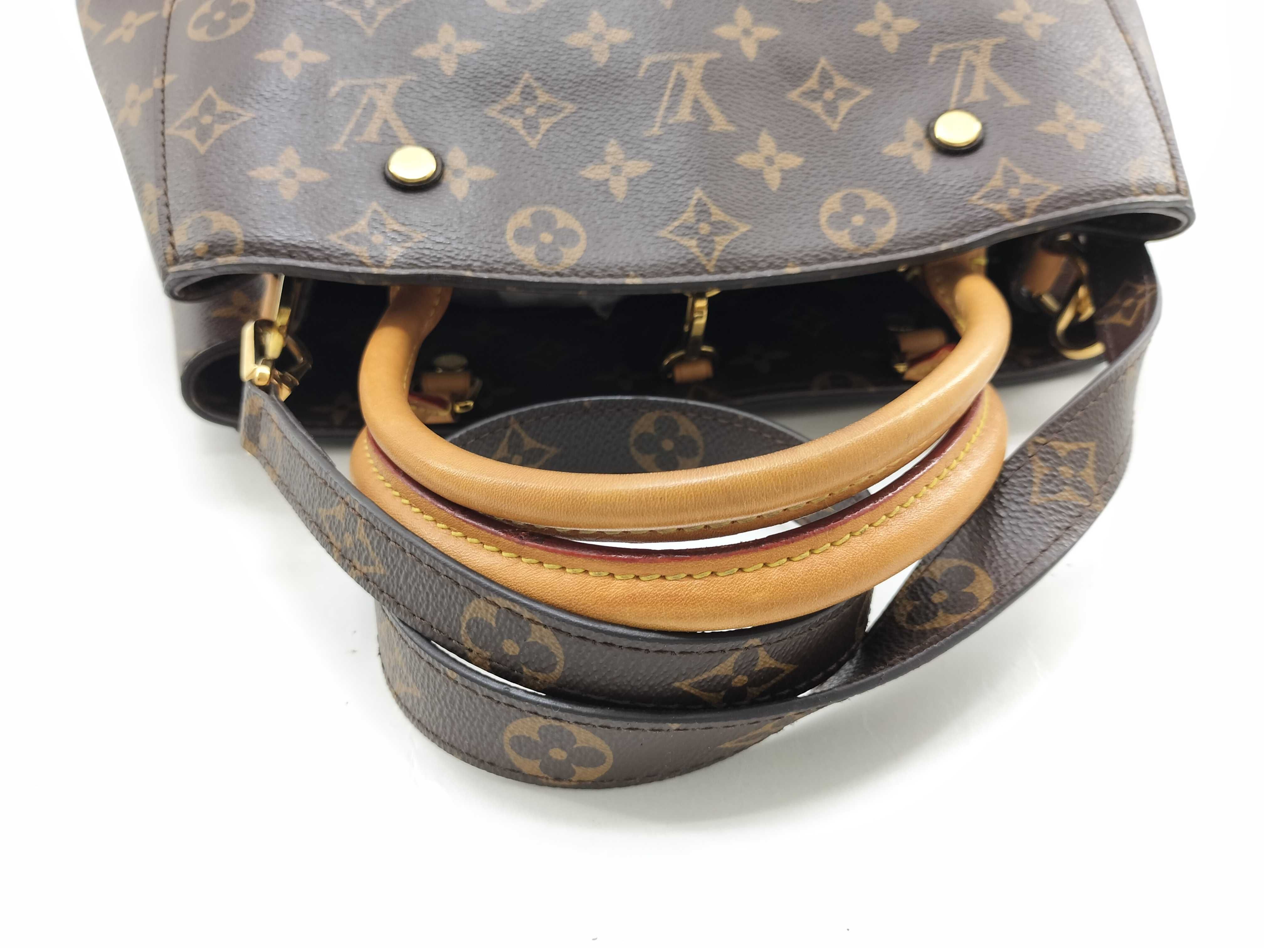 Monogram LV Montaigne MM Monogram M41056 UB3118 Brown Handbag — view 6