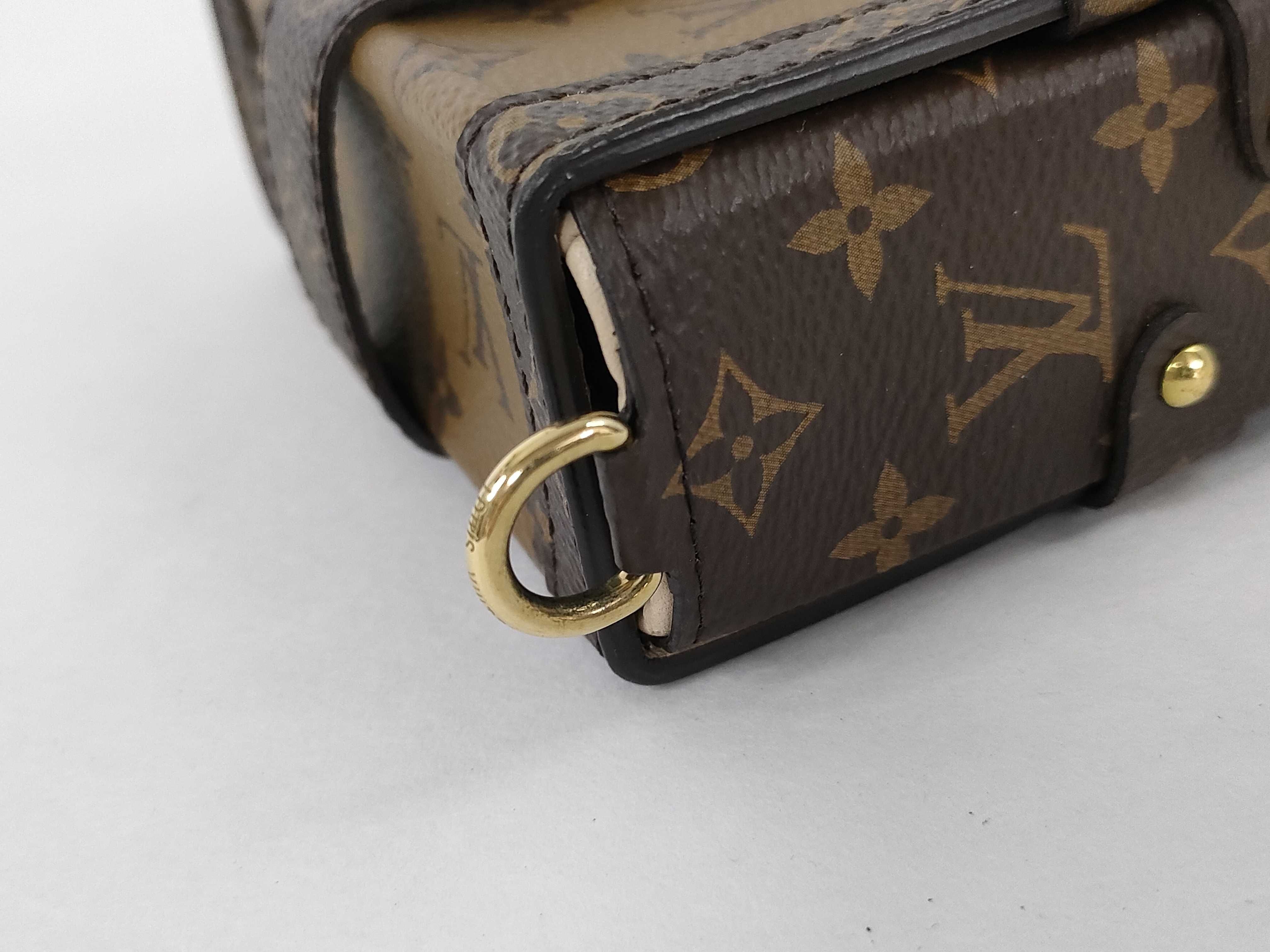 Monogram Louis Vuitton Monogram Reverse Pochette Trunk Vertical M67873 Shoulder Bag — view 4