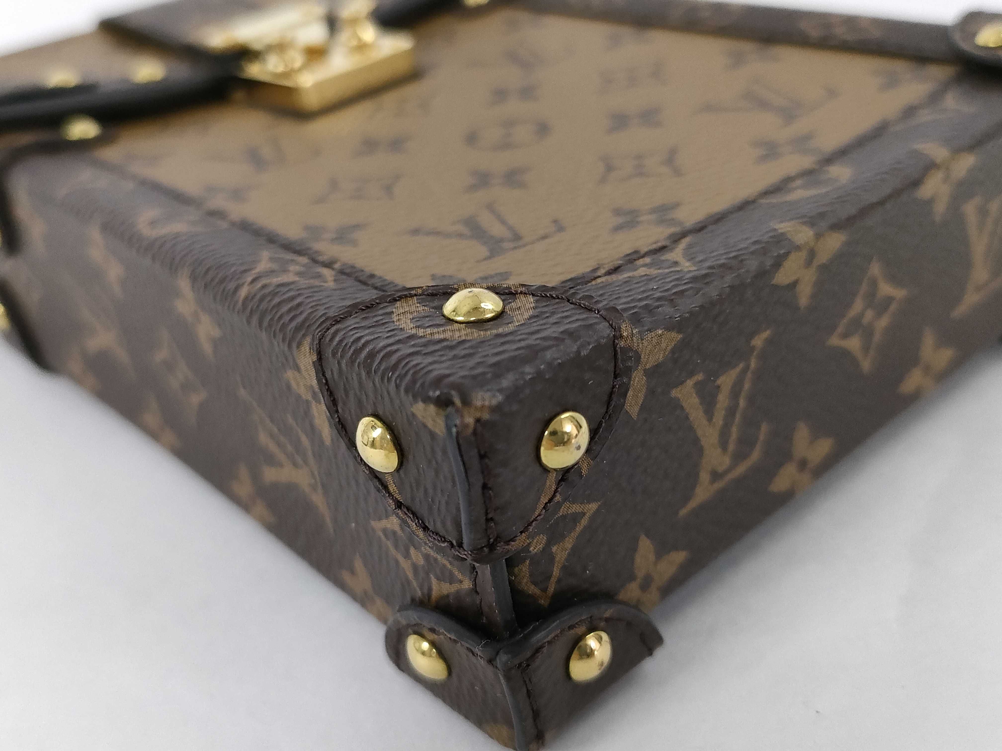 Monogram Louis Vuitton Monogram Reverse Pochette Trunk Vertical M67873 Shoulder Bag — view 5
