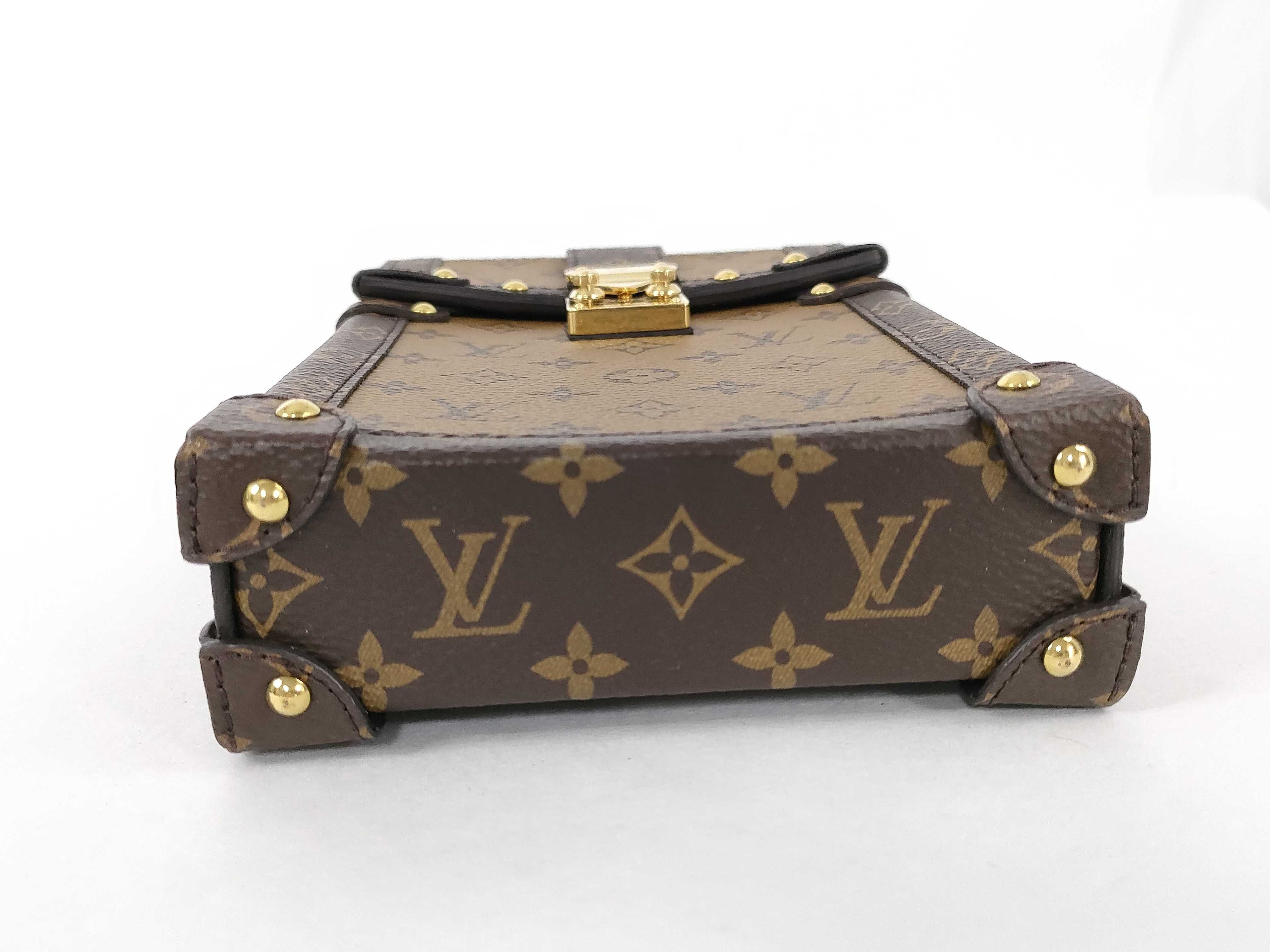 Monogram Louis Vuitton Monogram Reverse Pochette Trunk Vertical M67873 Shoulder Bag — view 6