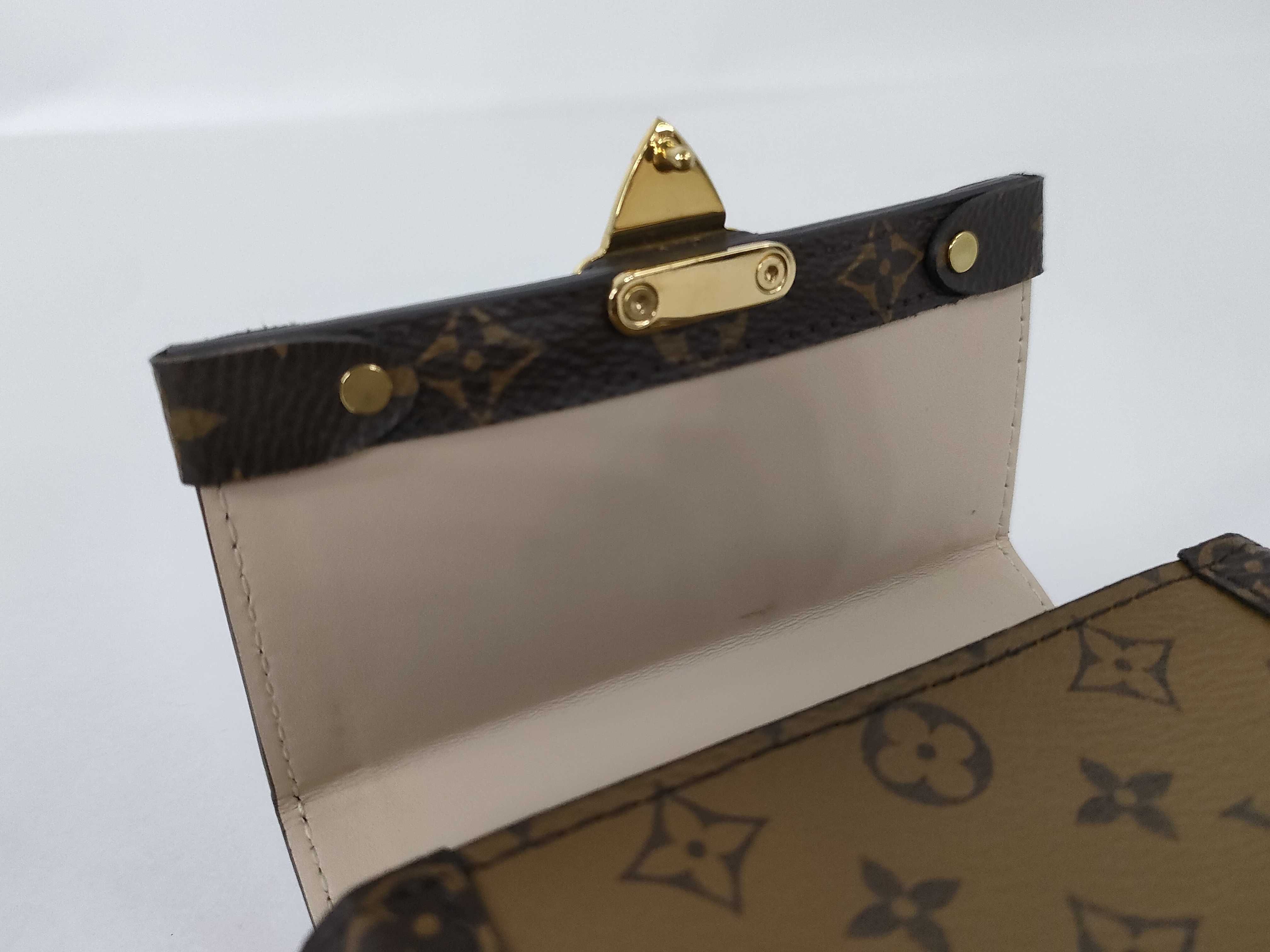 Monogram Louis Vuitton Monogram Reverse Pochette Trunk Vertical M67873 Shoulder Bag — view 7