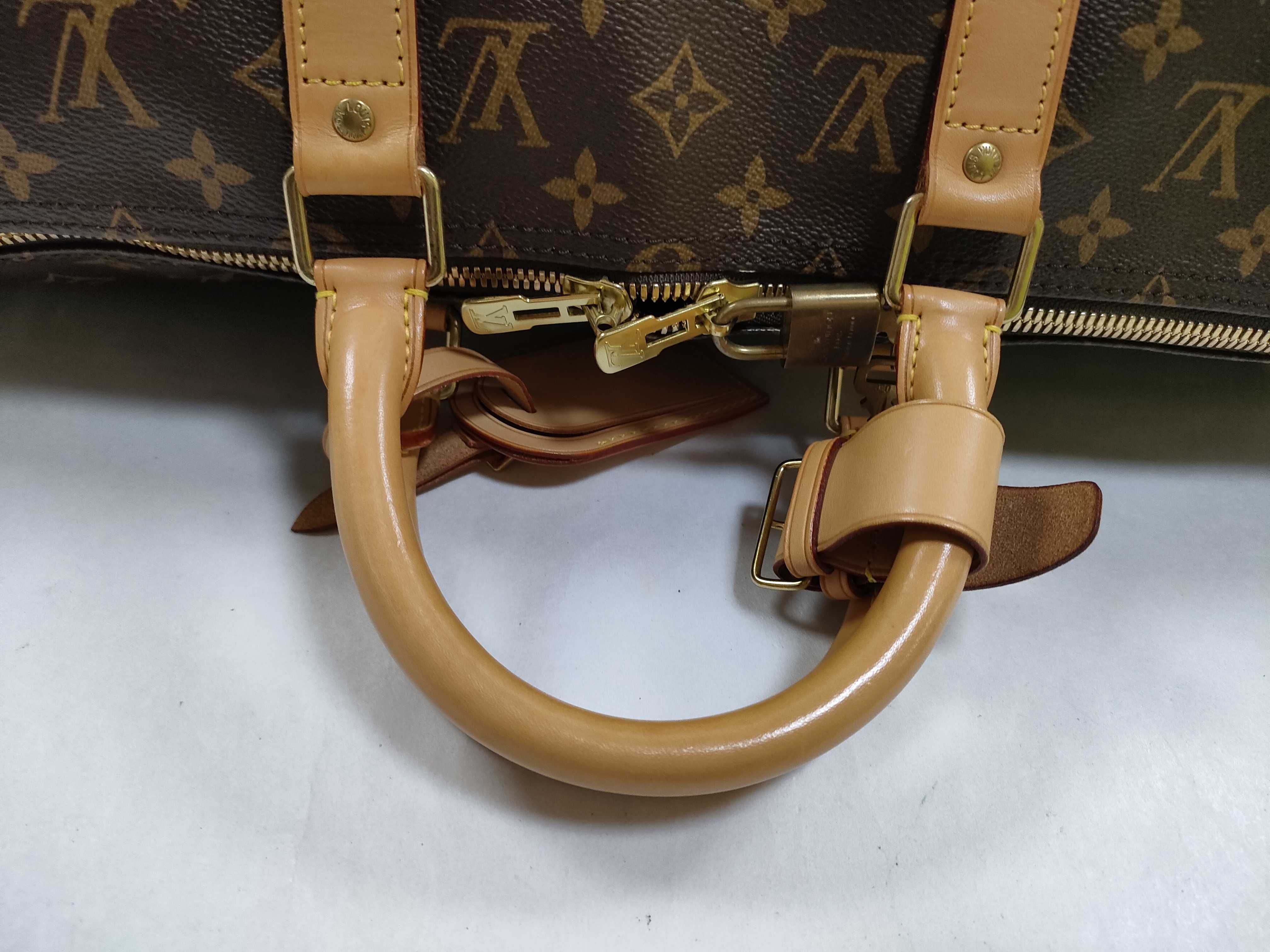 Monogram Vuitton Keepall Boston Bag — view 3