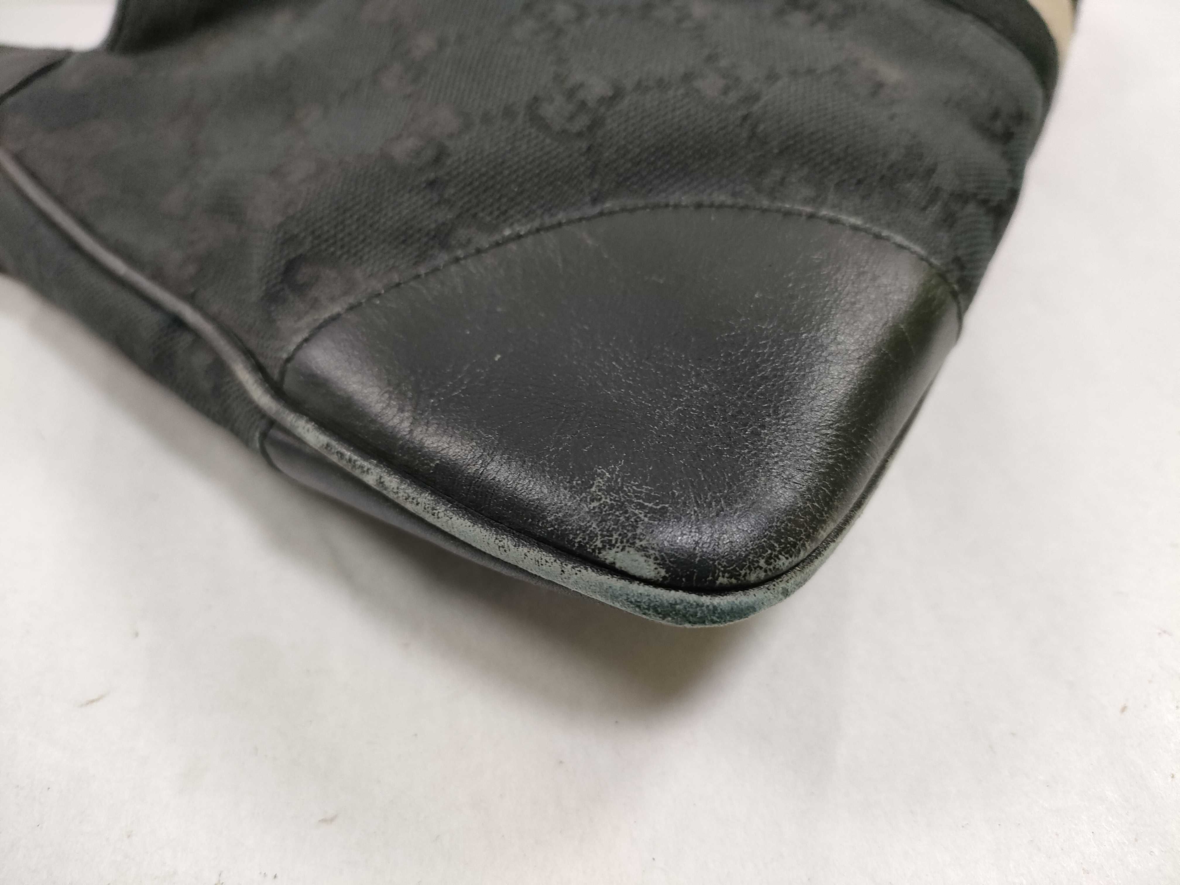 GG Canvas Jackie Shoulder Bag 001・4057 002058 Black Leather Shoulder Bag — view 6