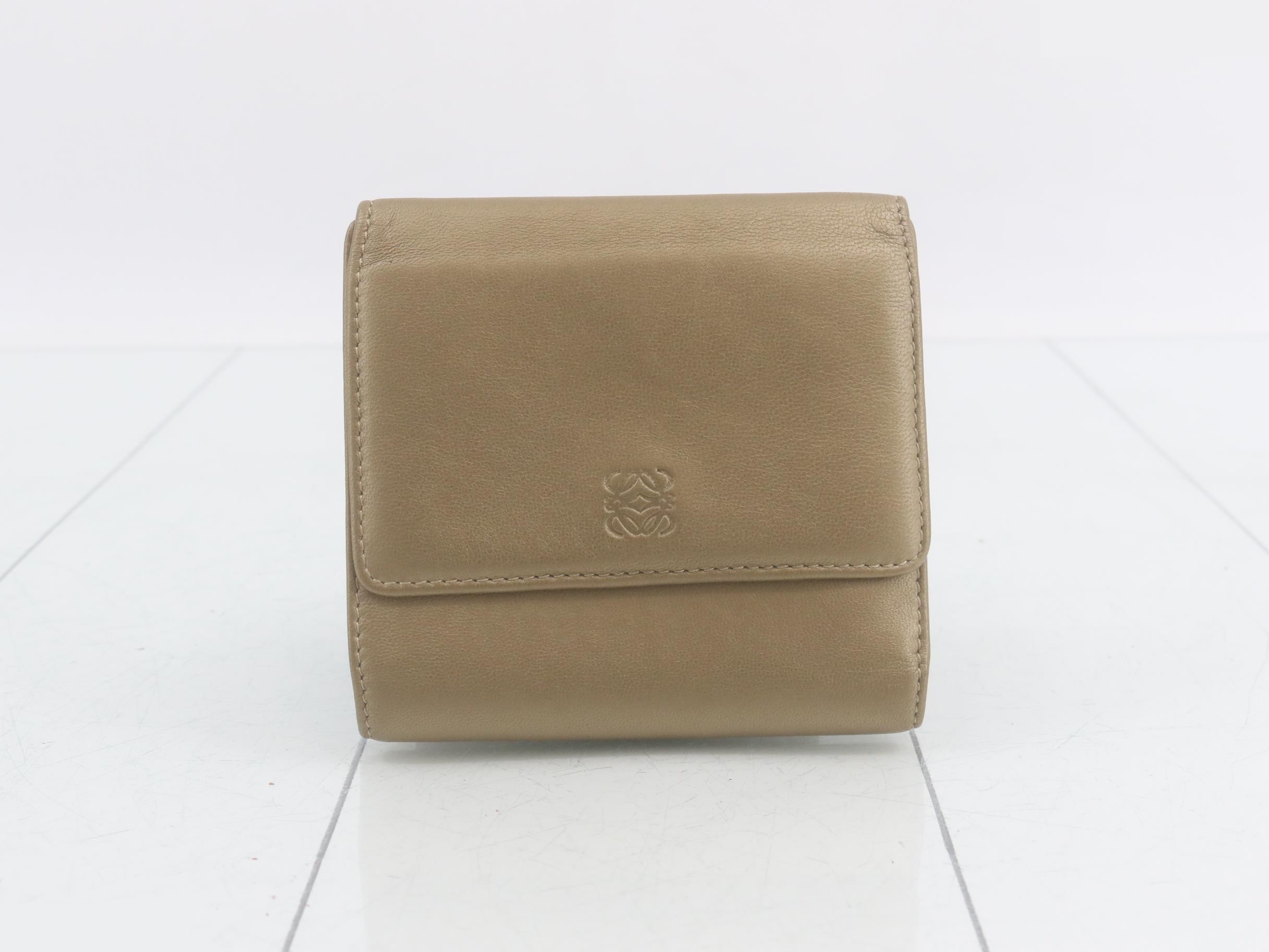 Nappa Leather Tri-fold Wallet