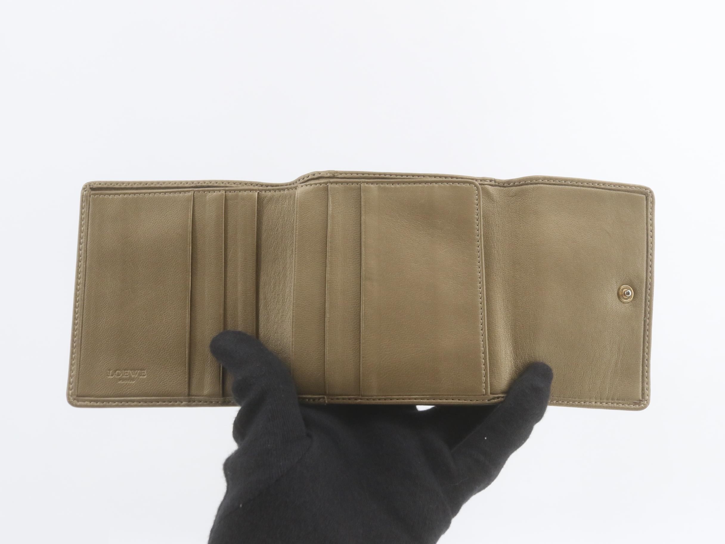 Nappa Leather Tri-fold Wallet — view 4