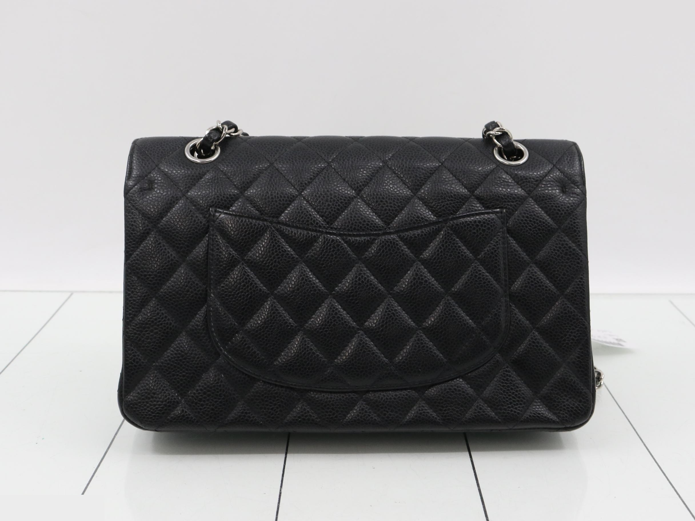 Caviar Double Flap 25 Shoulder Bag (with seal) — view 2