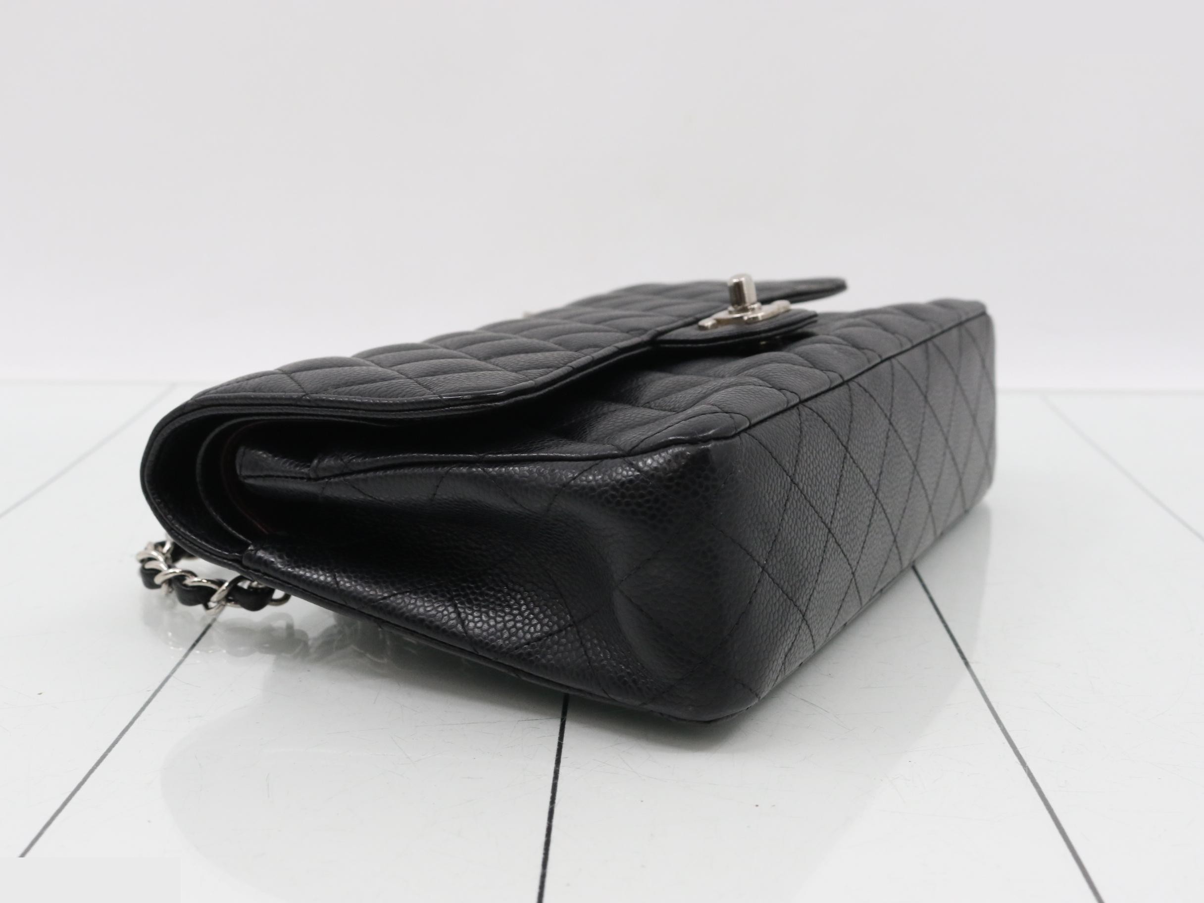 Caviar Double Flap 25 Shoulder Bag (with seal) — view 5