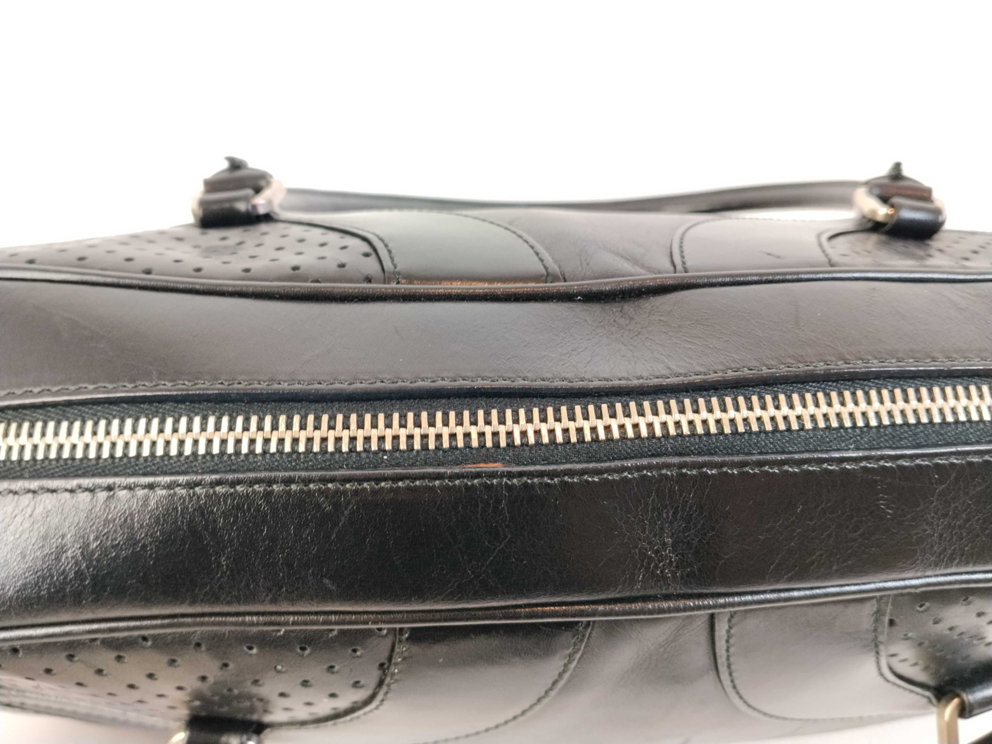 2000ss B10524 Handbag Bowling Bag Mini Boston Archive Perforated Handbag — view 8