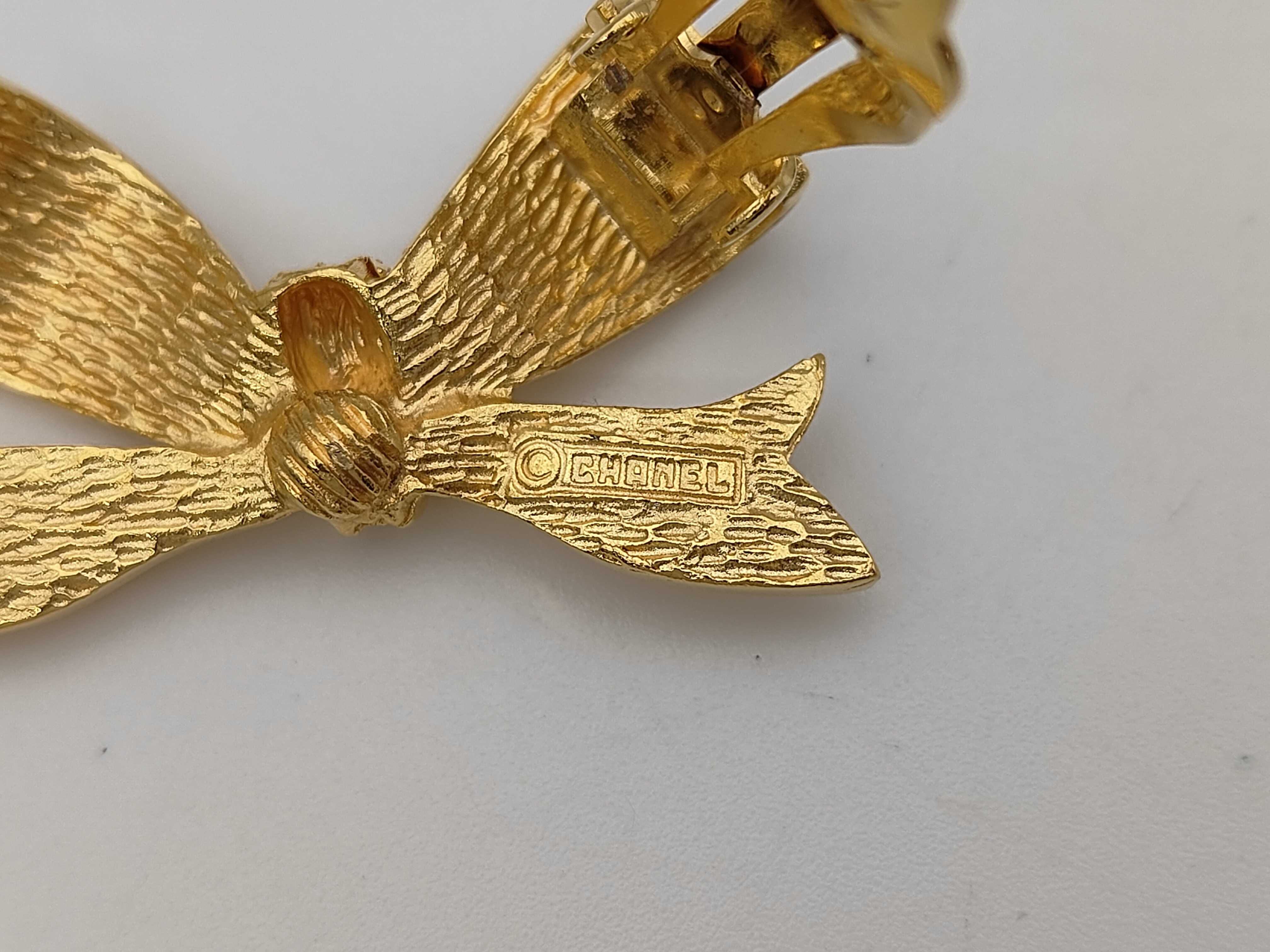 engraved, rare ribbon earrings — view 5
