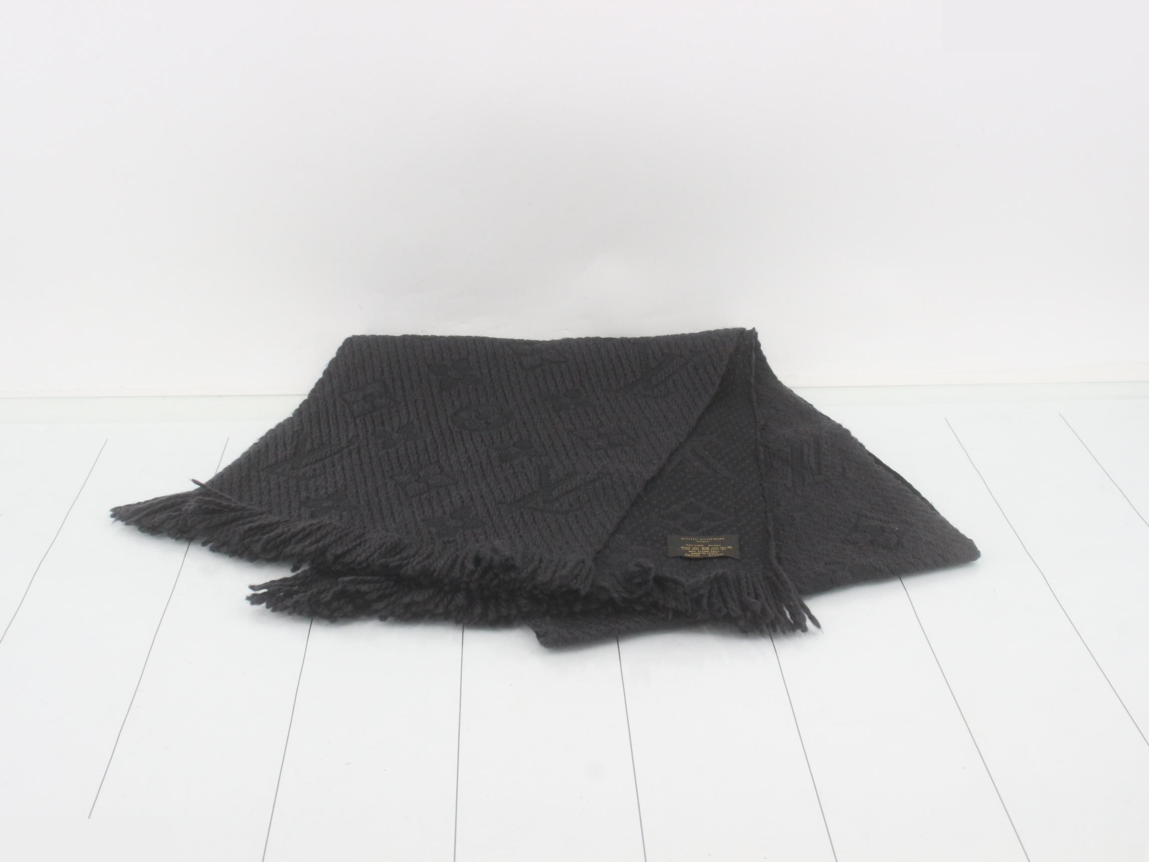 Echarle Logomania Scarf, Wool/Silk — view 2