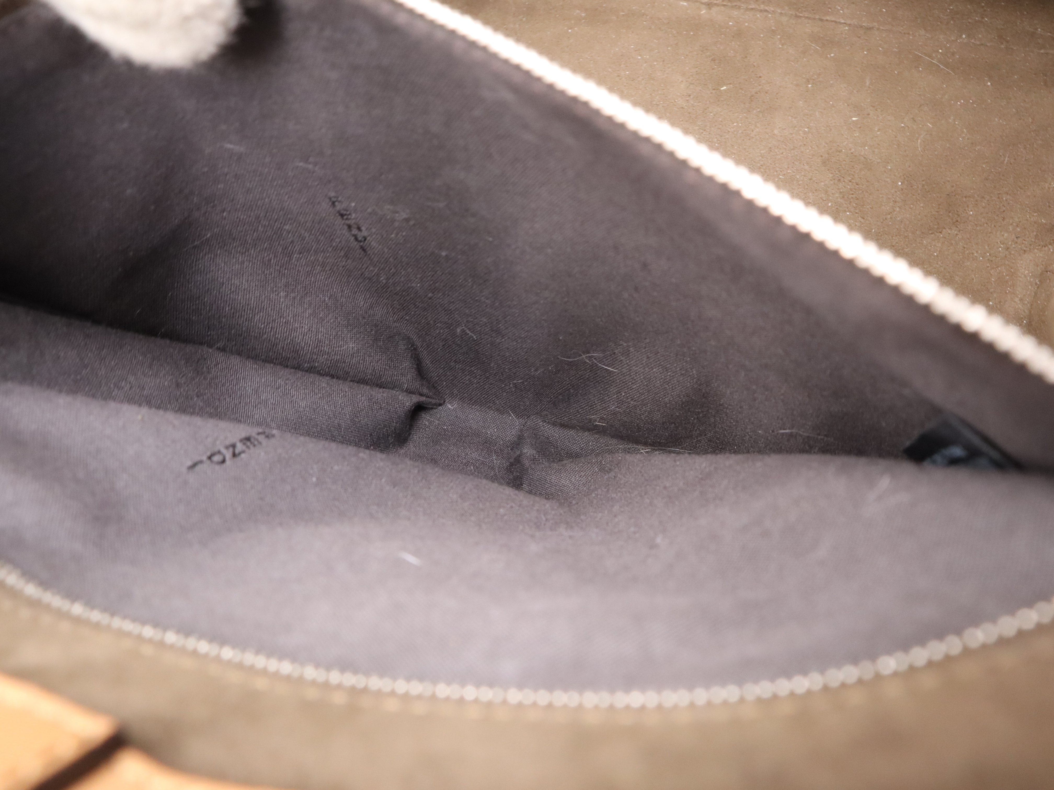 8BH275 Leather Trois Jours Bicolor Tote Bag in Brown and Beige Pink with Silver Hardware, Clochette and Dust Bag Included — view 12