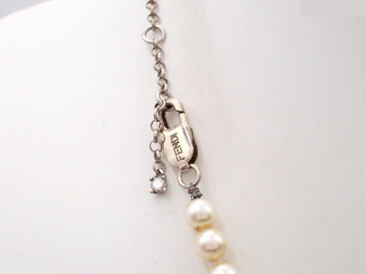 Orlock necklace pearl total length approx. 44cm — view 2