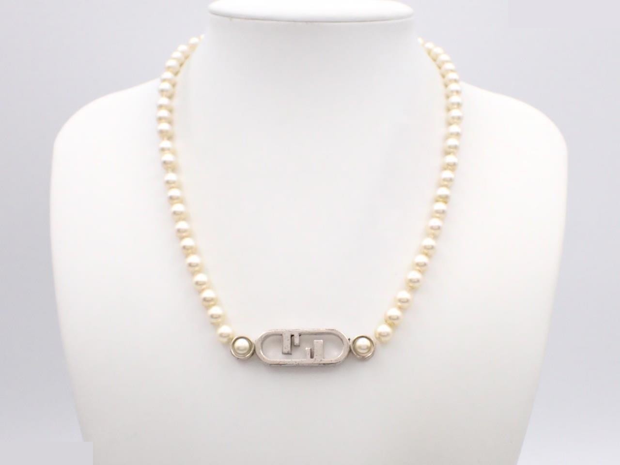 Orlock necklace pearl total length approx. 44cm — view 3