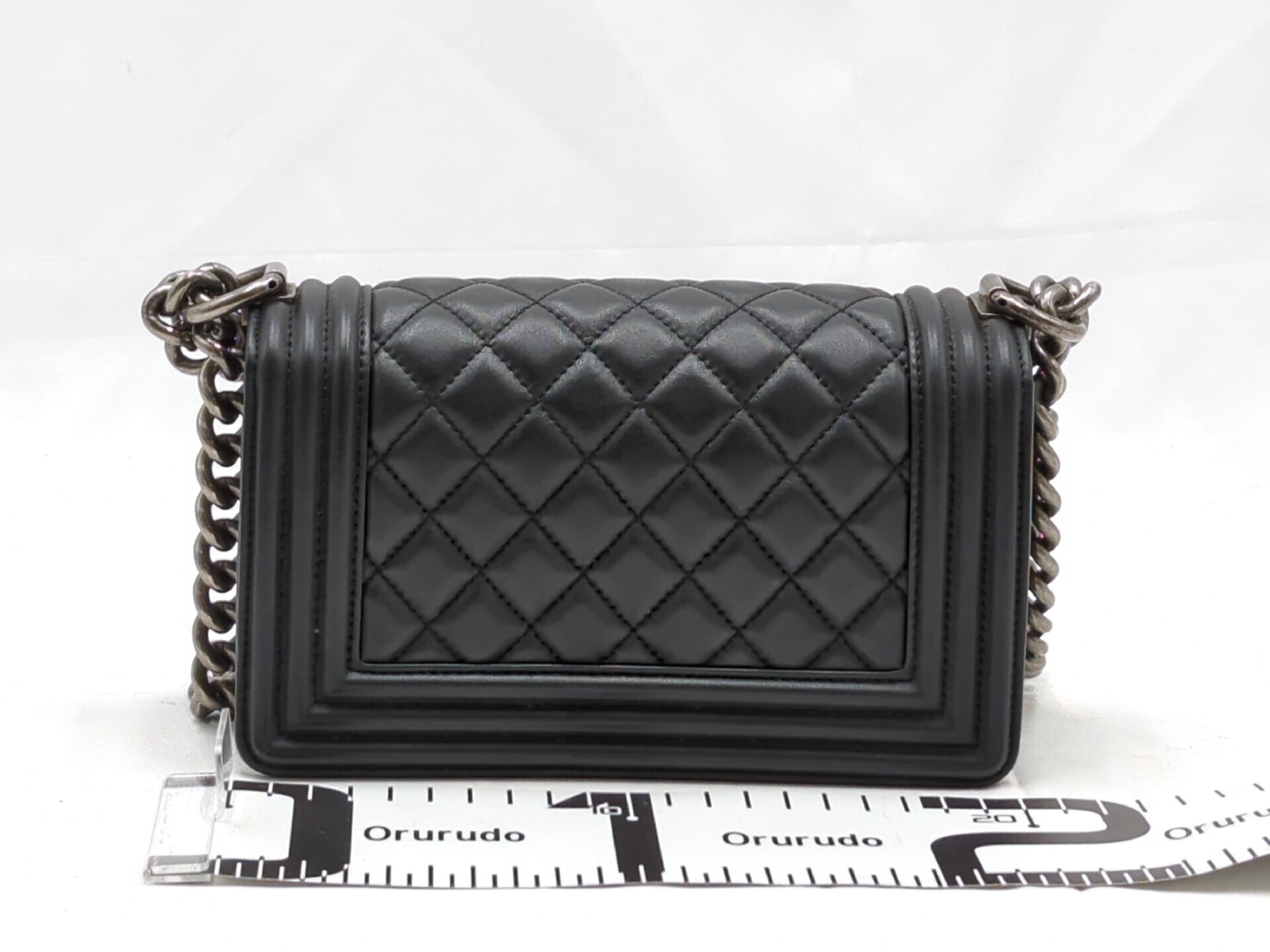 Lambskin Boy Chanel Chain Shoulder Bag (Serial Number 28) — view 2