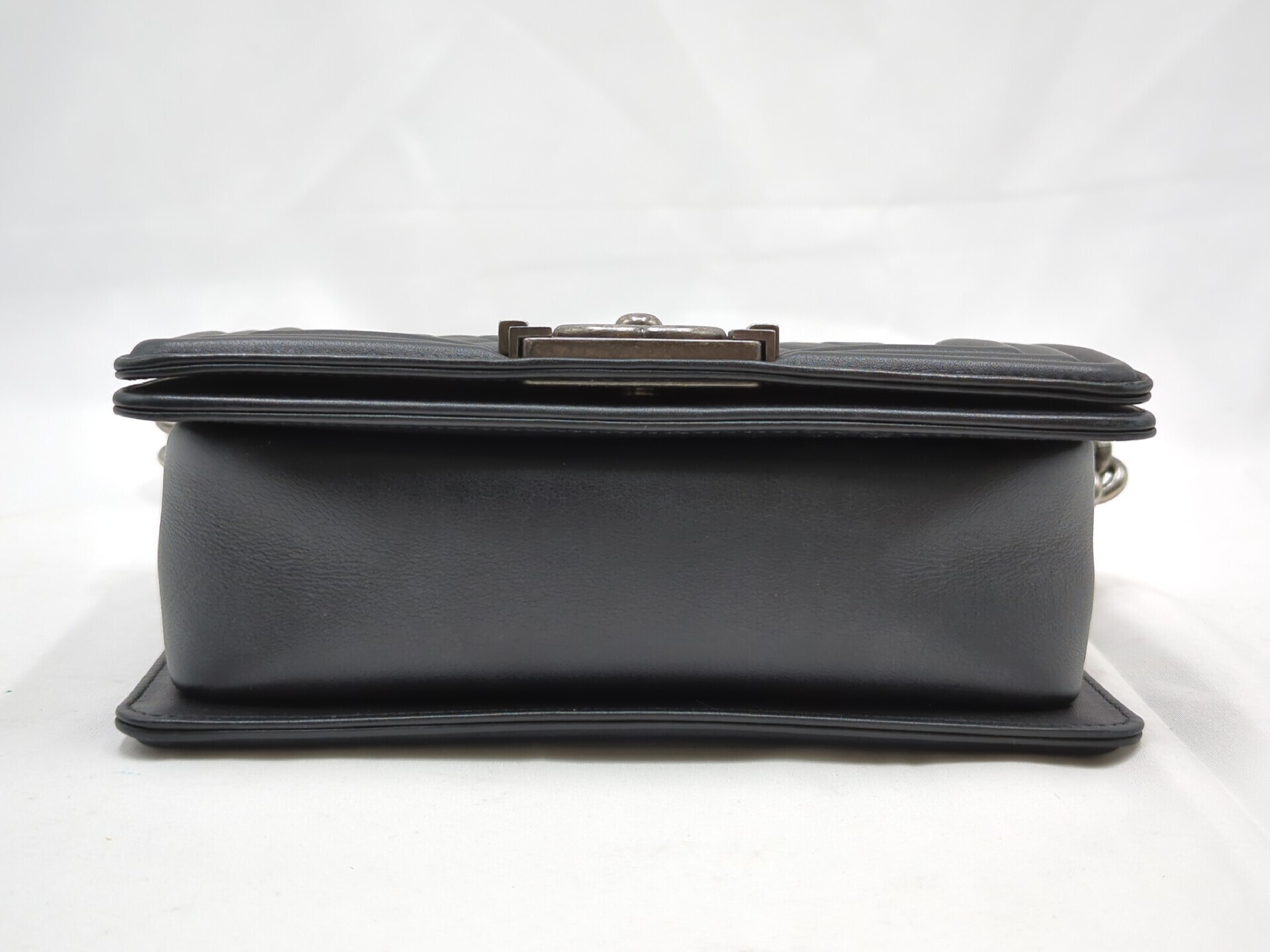 Lambskin Boy Chanel Chain Shoulder Bag (Serial Number 28) — view 3