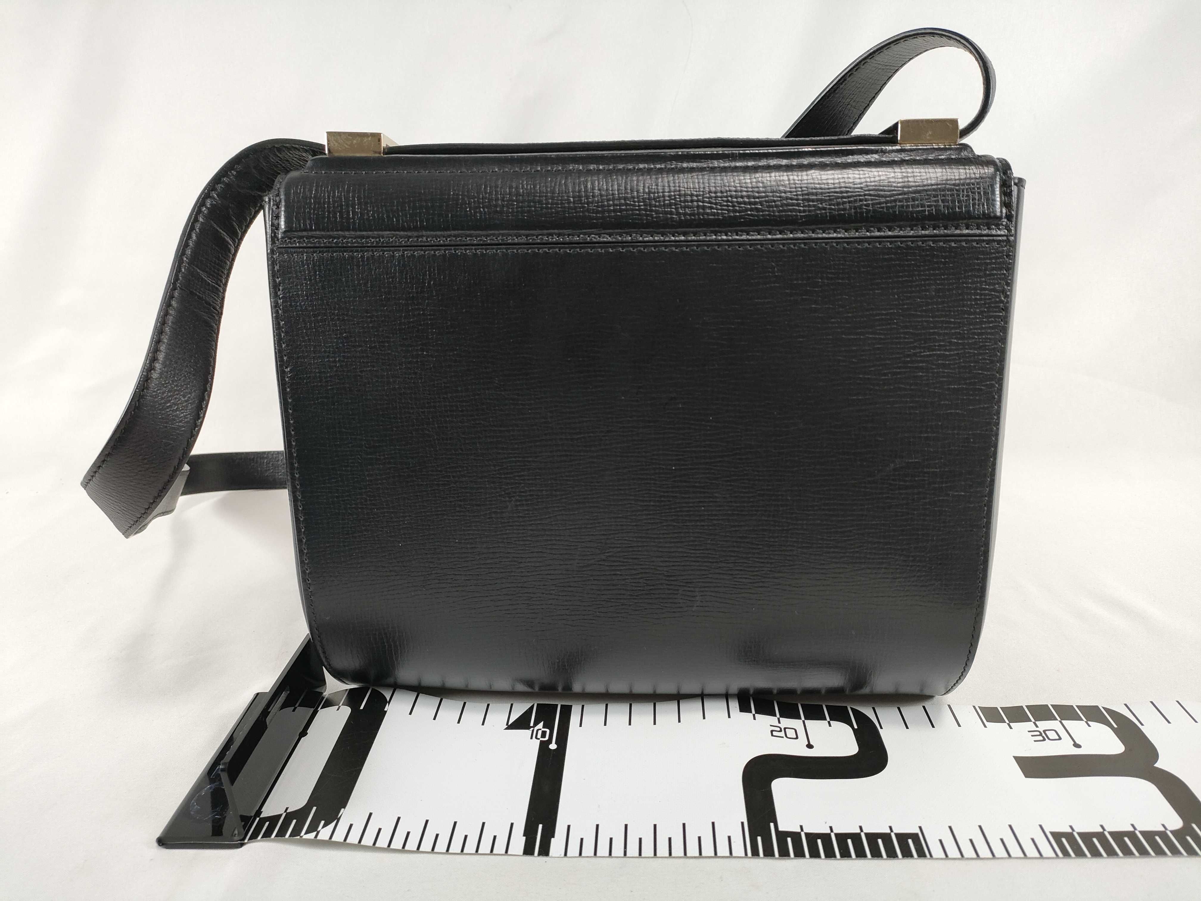 Pandora Black Leather Shoulder Bag TE0144 — view 2