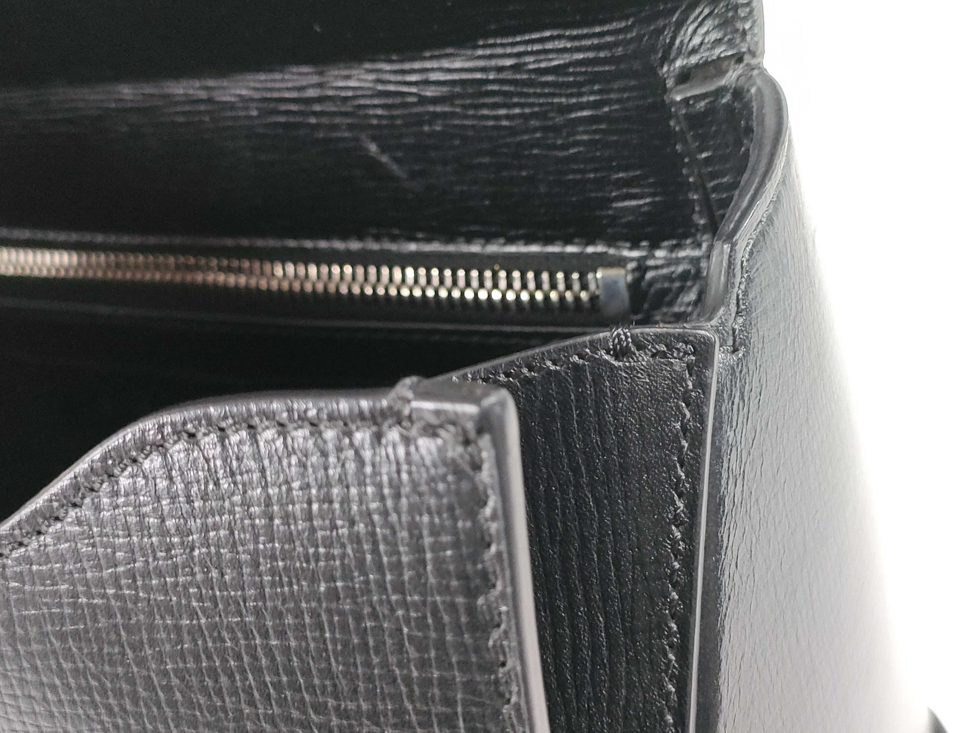Pandora Black Leather Shoulder Bag TE0144 — view 15