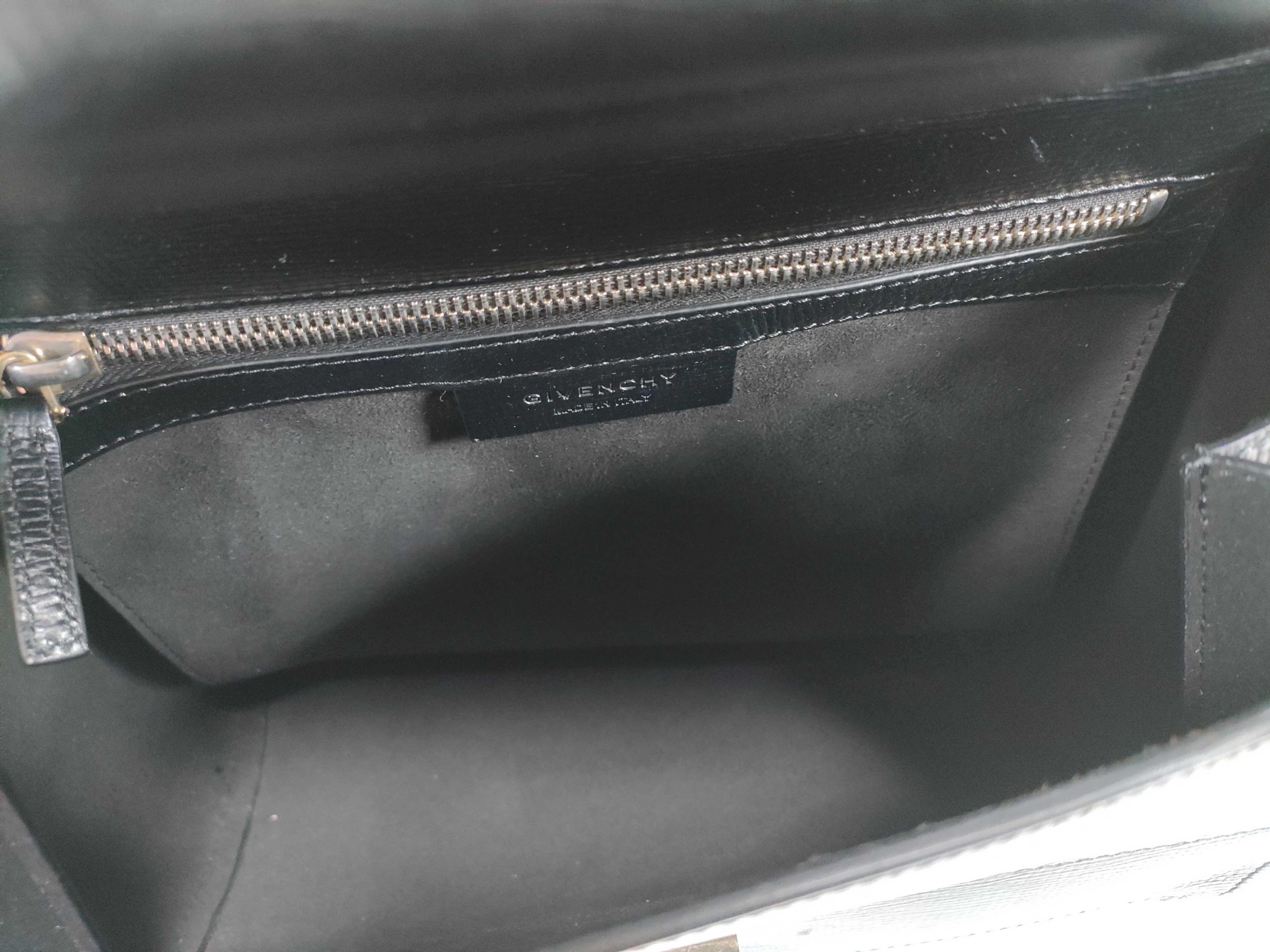 Pandora Black Leather Shoulder Bag TE0144 — view 10