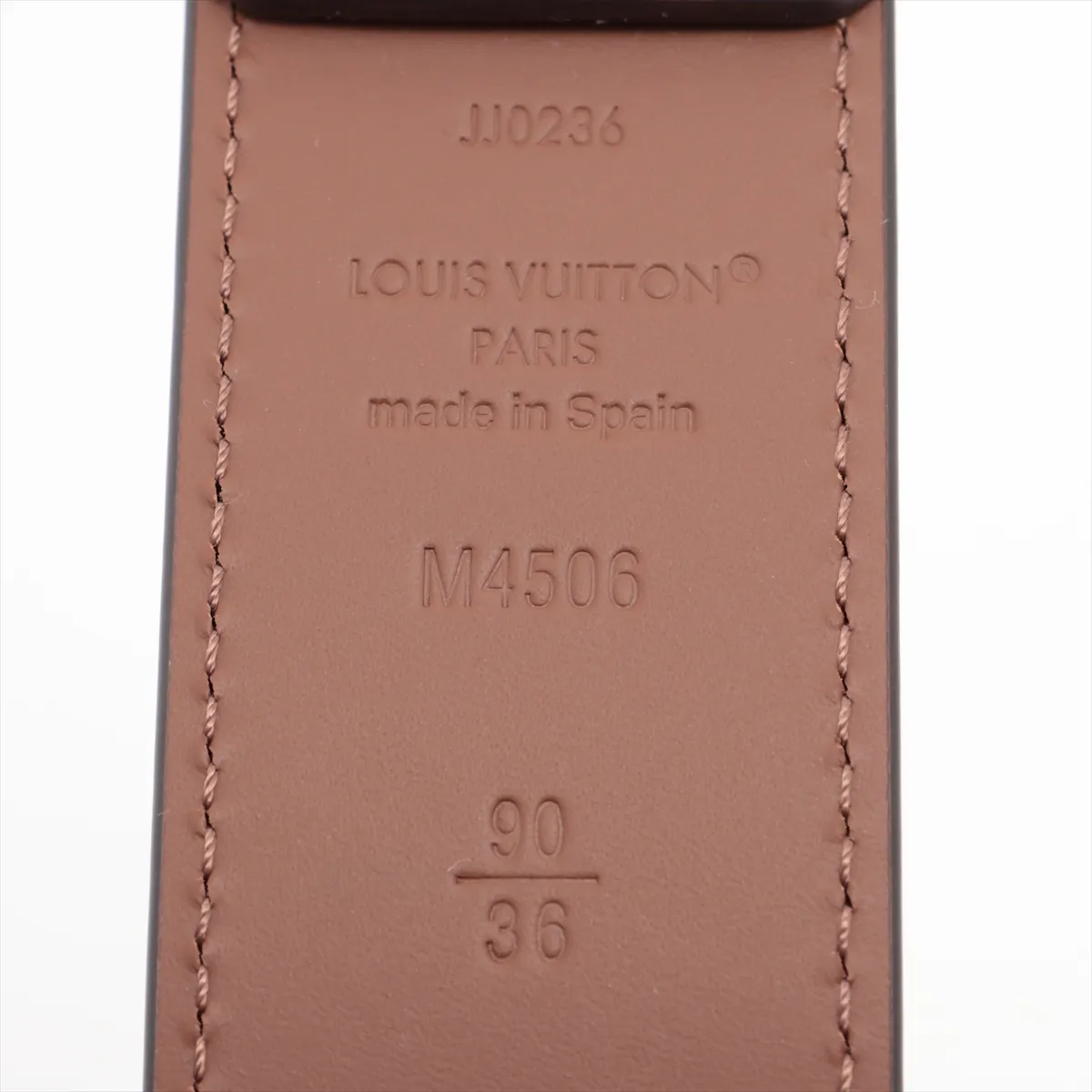 M4506 JJ236 Belt, 90/36 Leather, Brown, — view 5