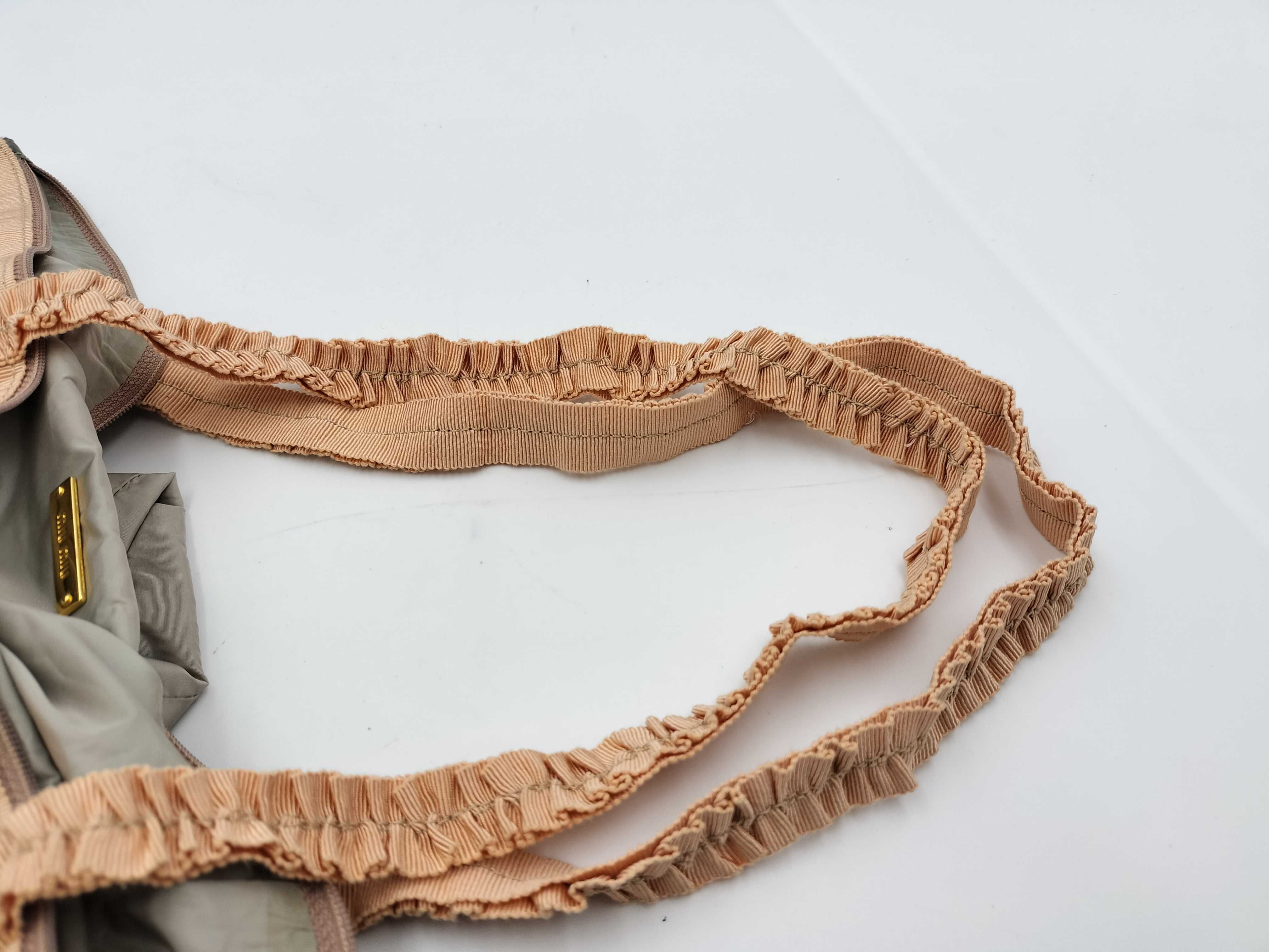 beige frill pouch — view 11