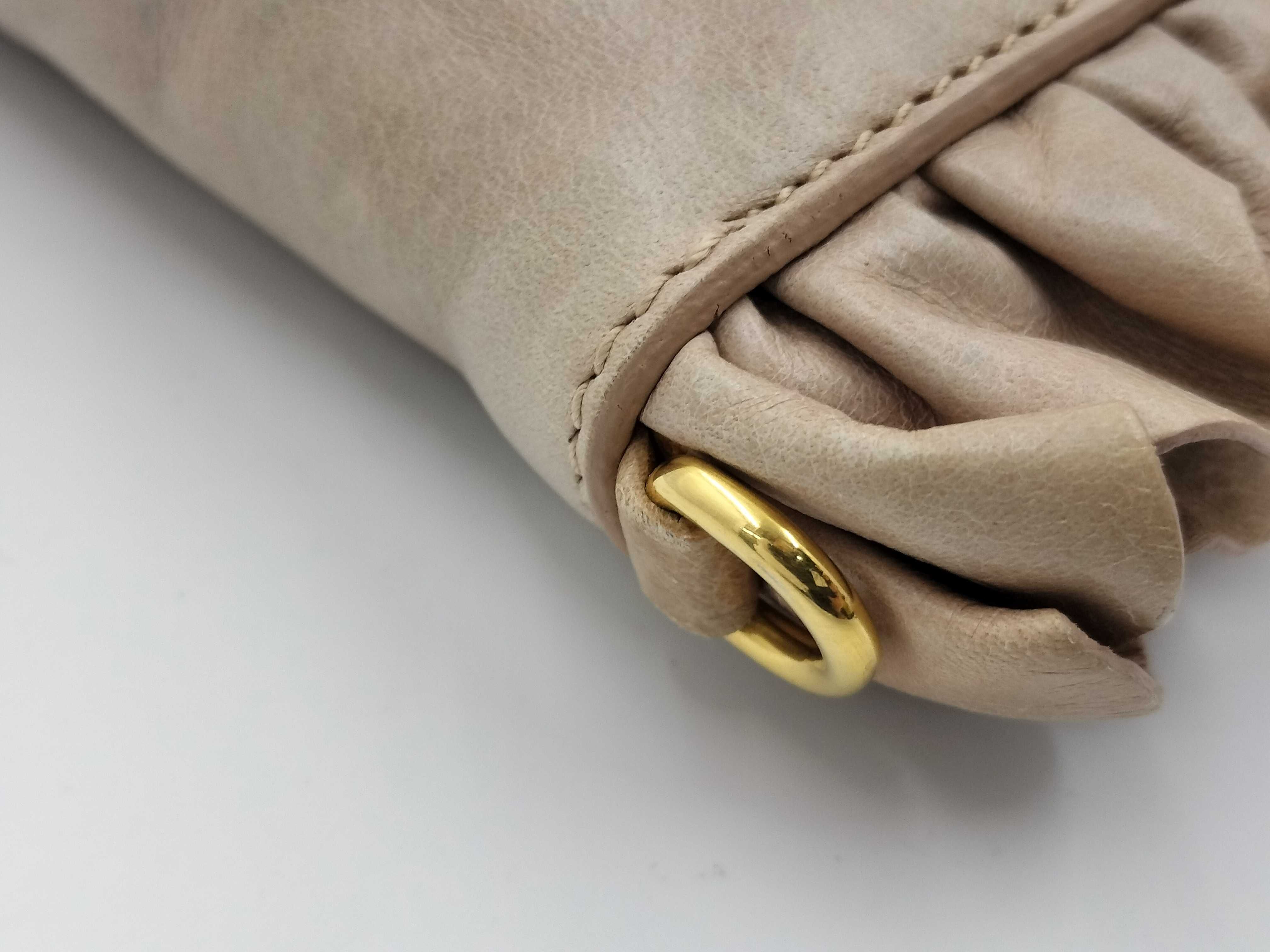 beige frill pouch — view 13