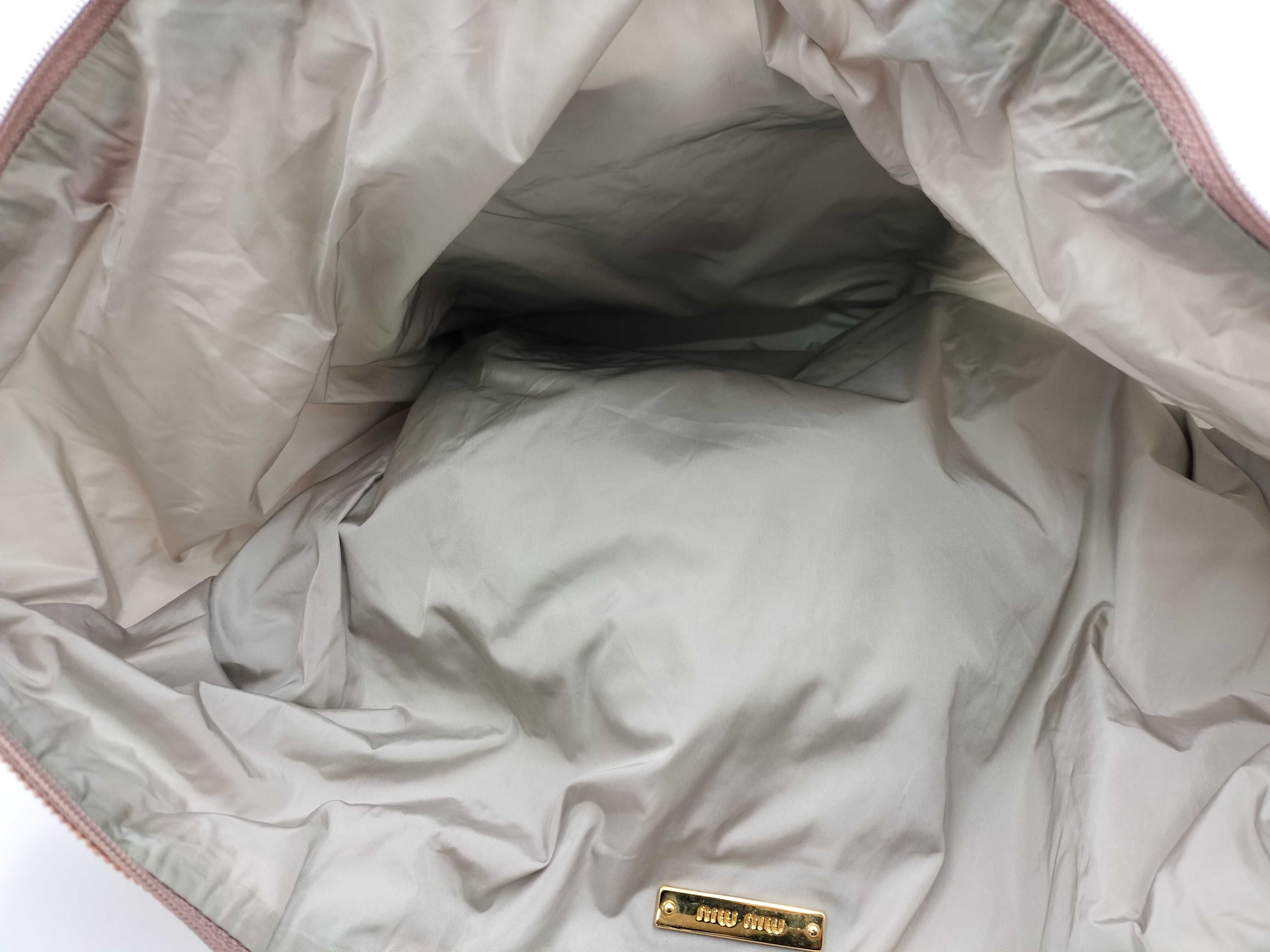 beige frill pouch — view 8