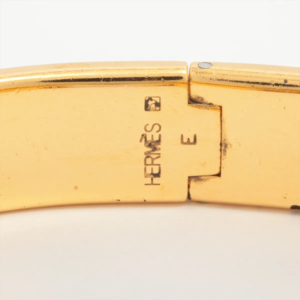 Click H Fan Bangle, GP Gold x Black. Shows — view 6