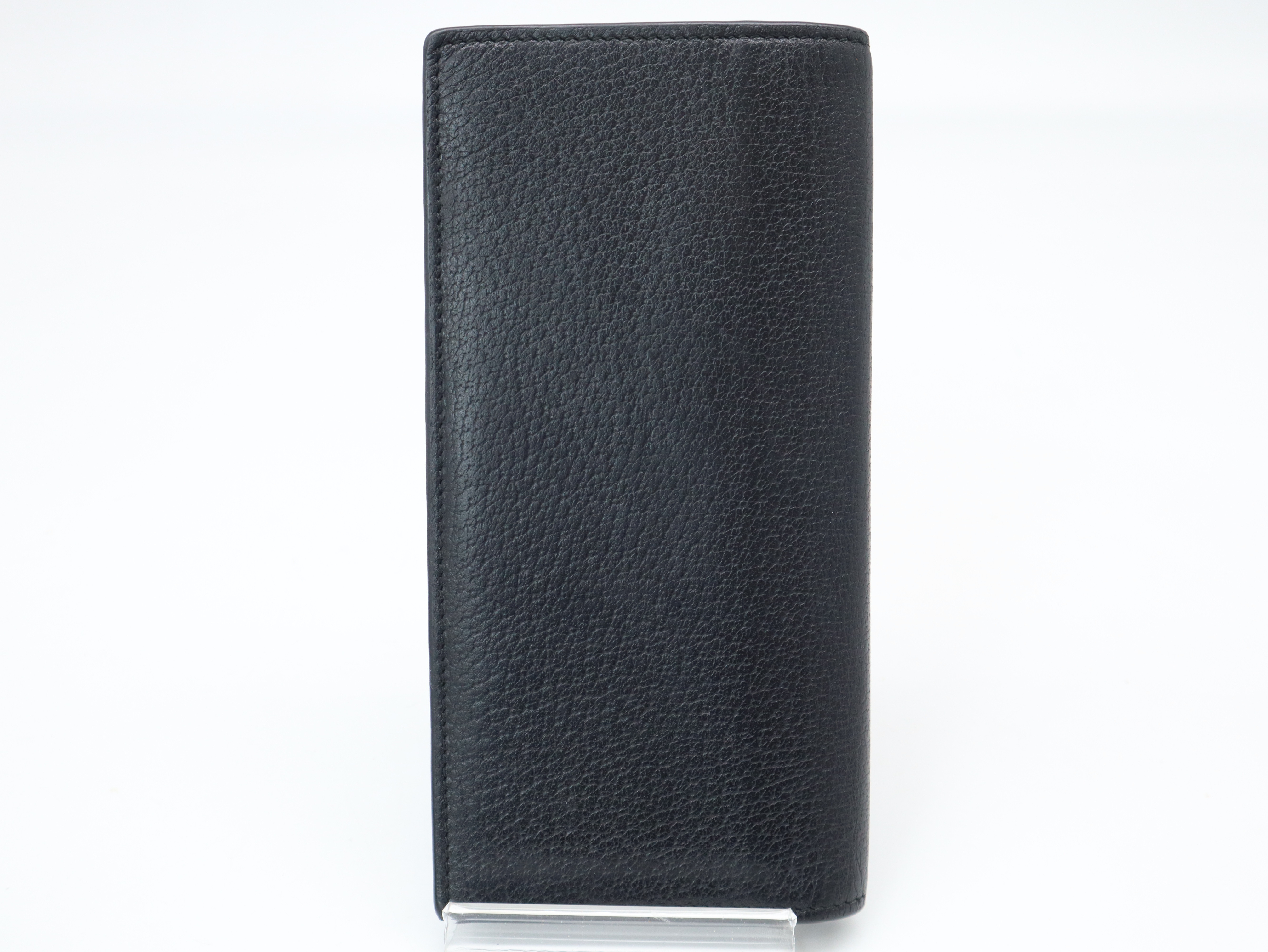 459133GG Marmont Leather Long Wallet, Black, with Box and Dust Bag, Billfold — view 2