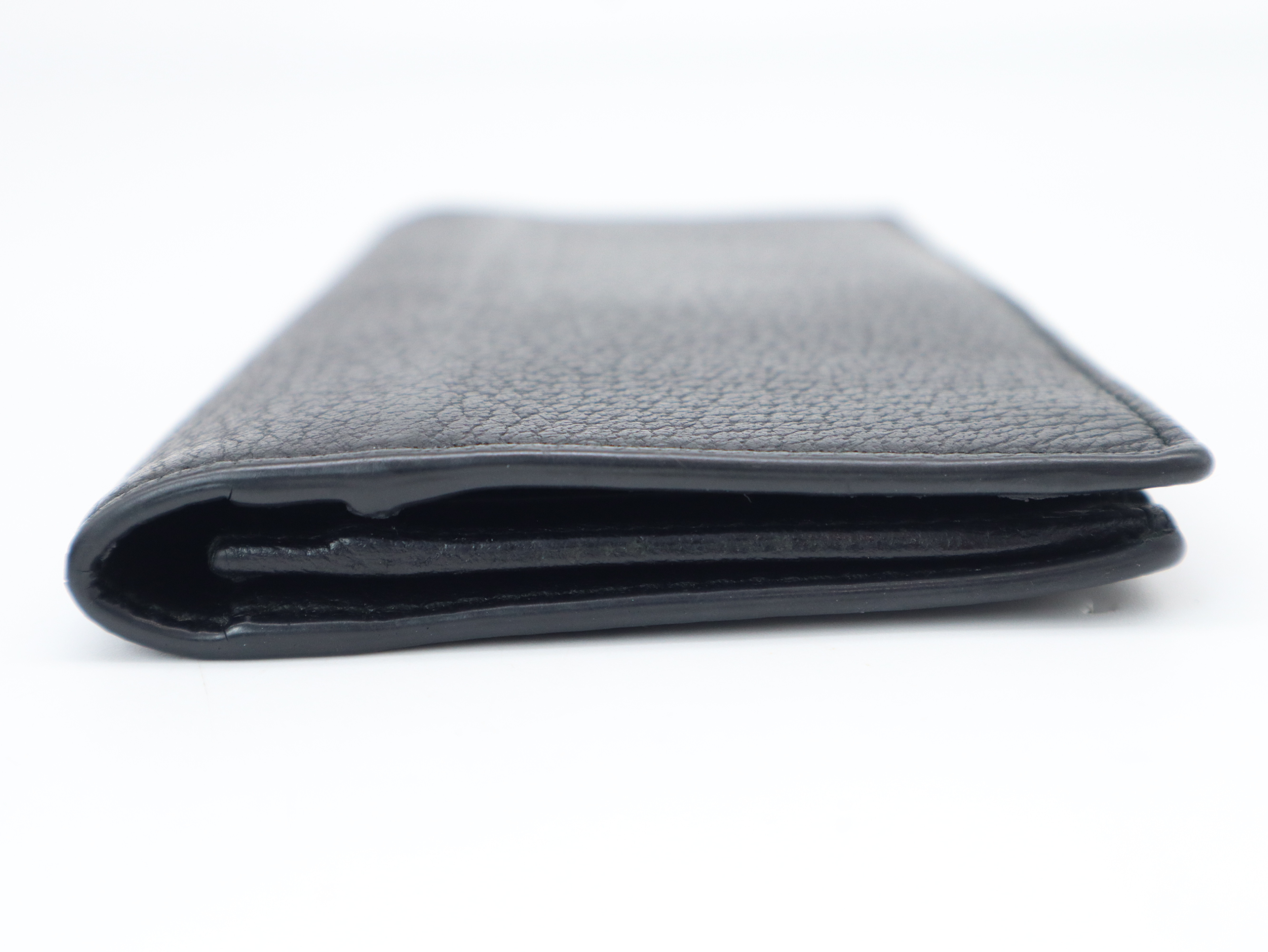 459133GG Marmont Leather Long Wallet, Black, with Box and Dust Bag, Billfold — view 4