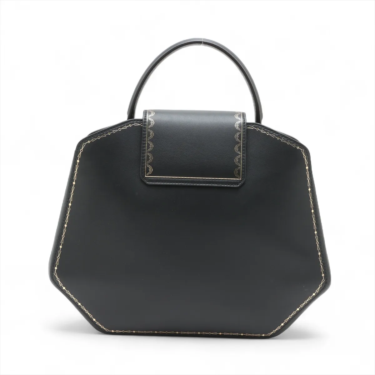 Garland de Cartier Leather 2WAY Handbag Black — view 2