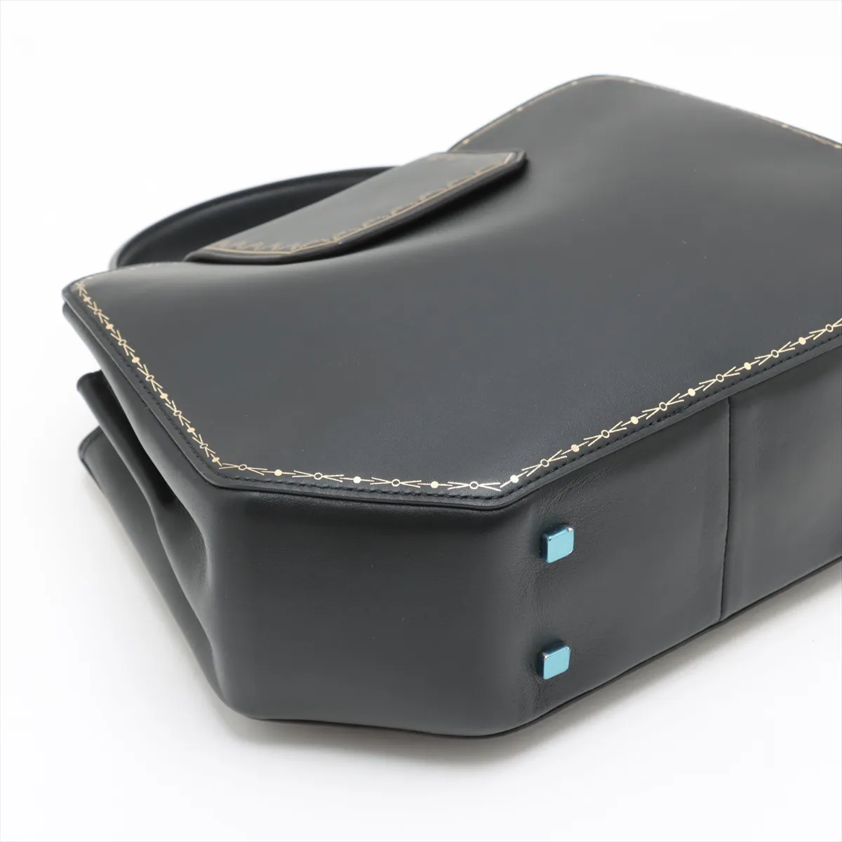 Garland de Cartier Leather 2WAY Handbag Black — view 4