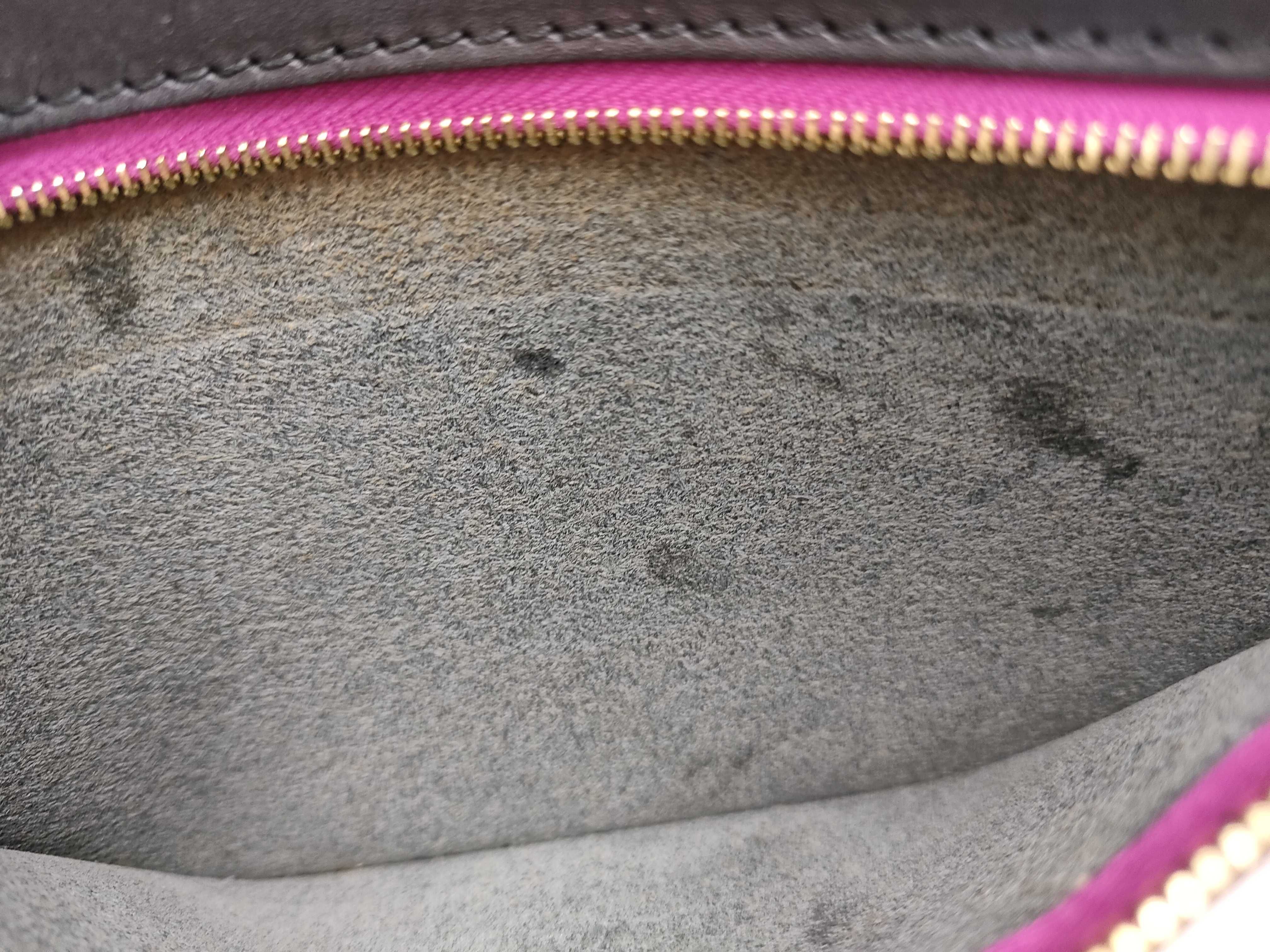 Pecan Pattern Nylon Tote Bag with Pink Side Pouch — view 13