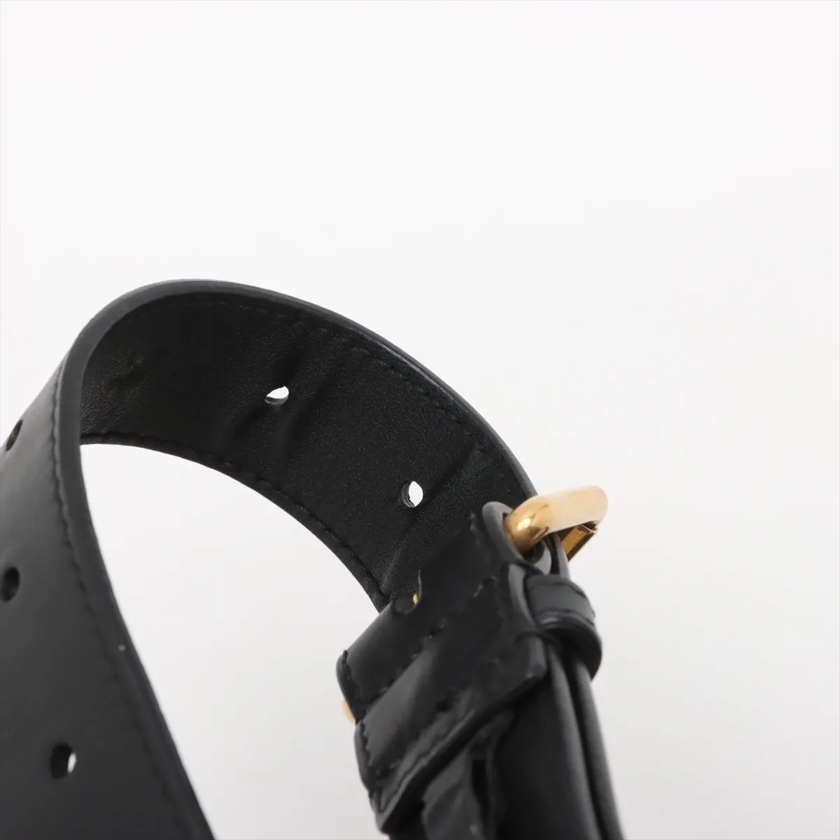 GG Marmont Leather Waist Pouch Black 476434 — view 13