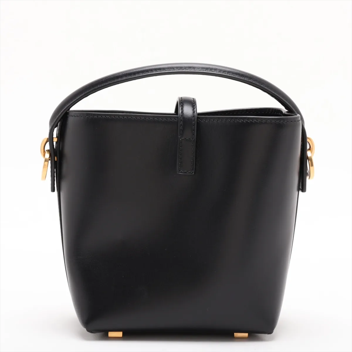 LE 37 mini 765870 Leather 2-Way Handbag, Black — view 2