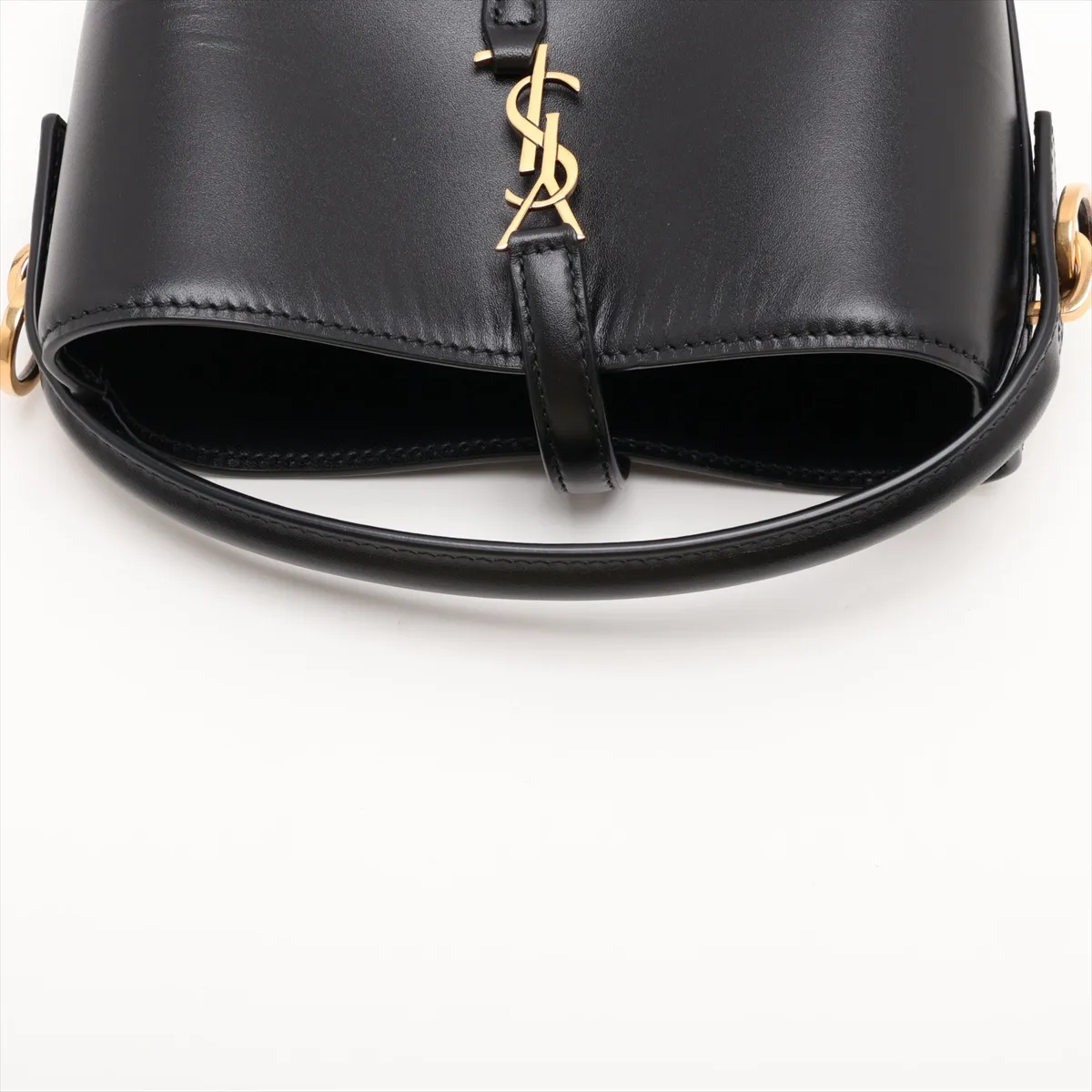 LE 37 mini 765870 Leather 2-Way Handbag, Black — view 5
