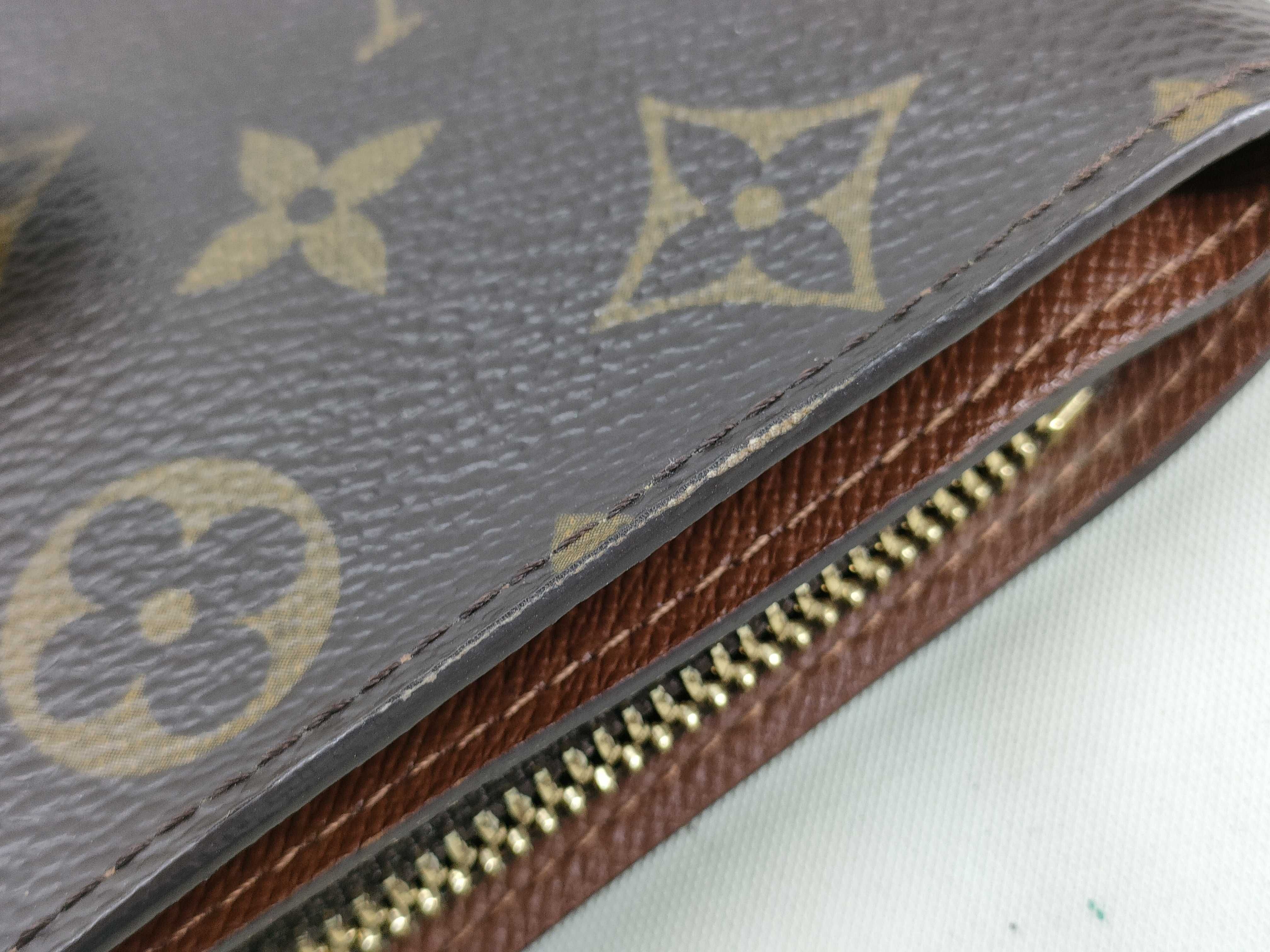 Monogram Louis Vuitton Monogram Compact Zip Bi-fold Wallet M61667 CT0045 Wallet — view 14