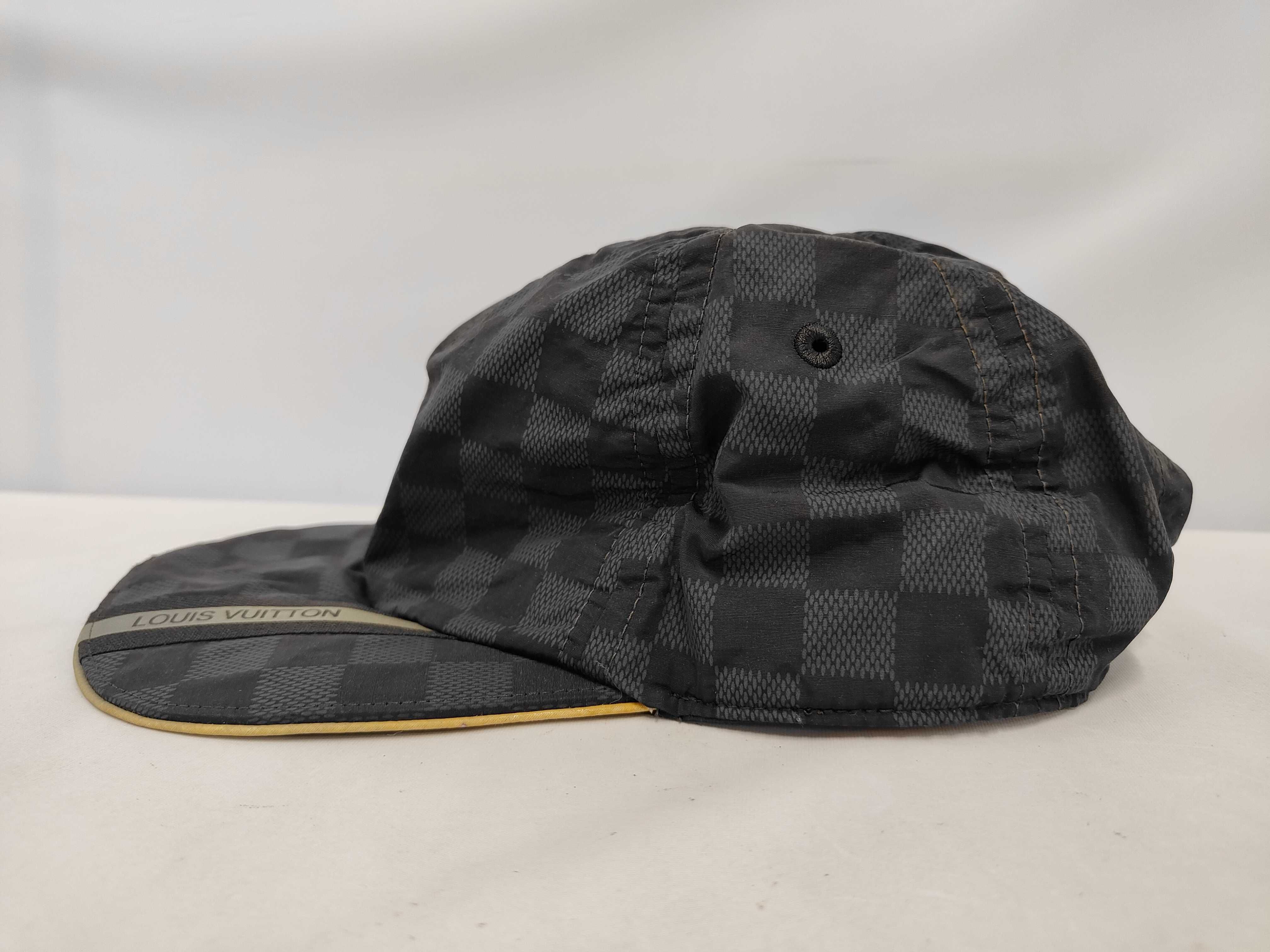 Damier Graphite Nylon Cap, Black, Other Accessories — view 2