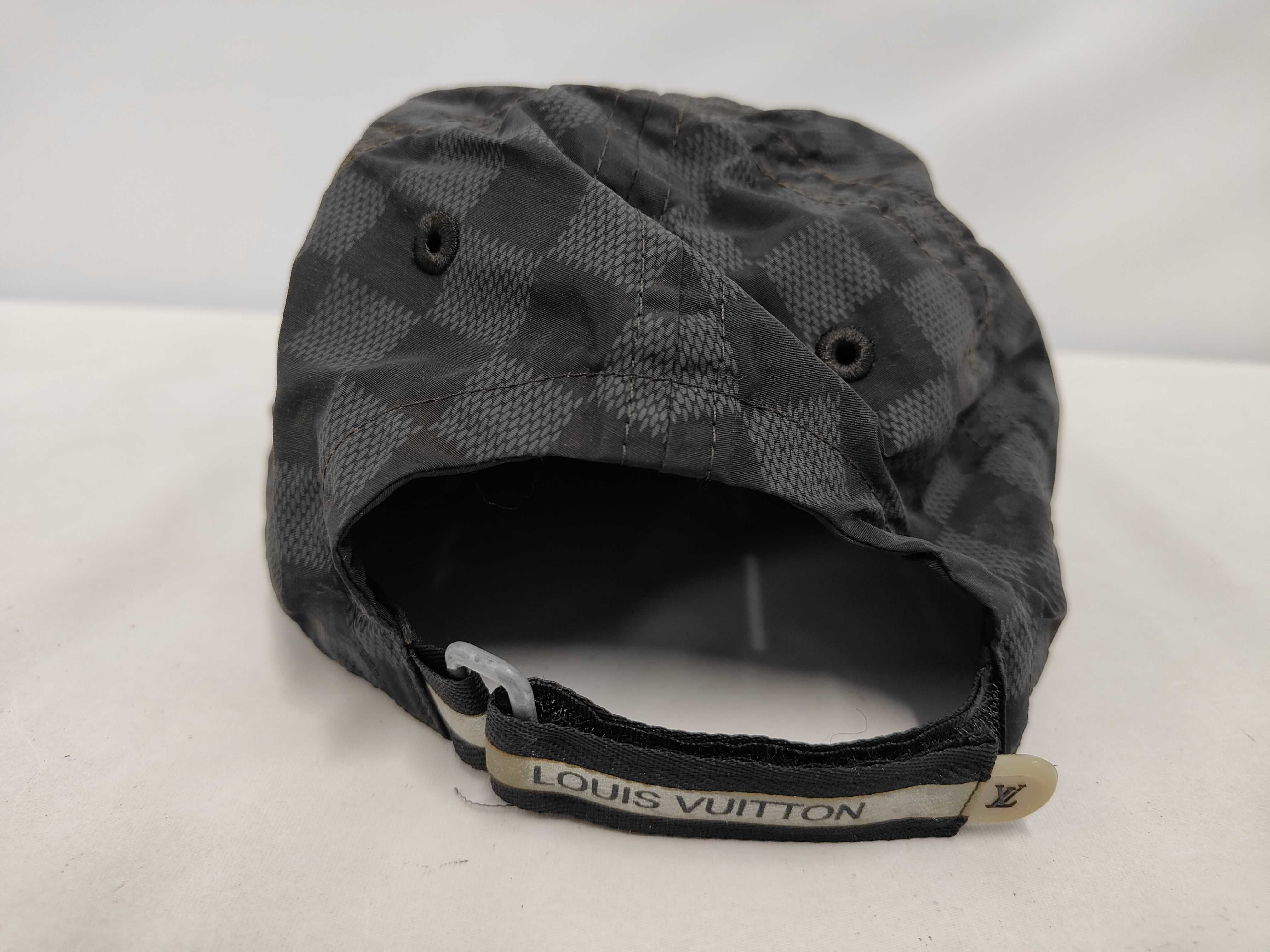 Damier Graphite Nylon Cap, Black, Other Accessories — view 3
