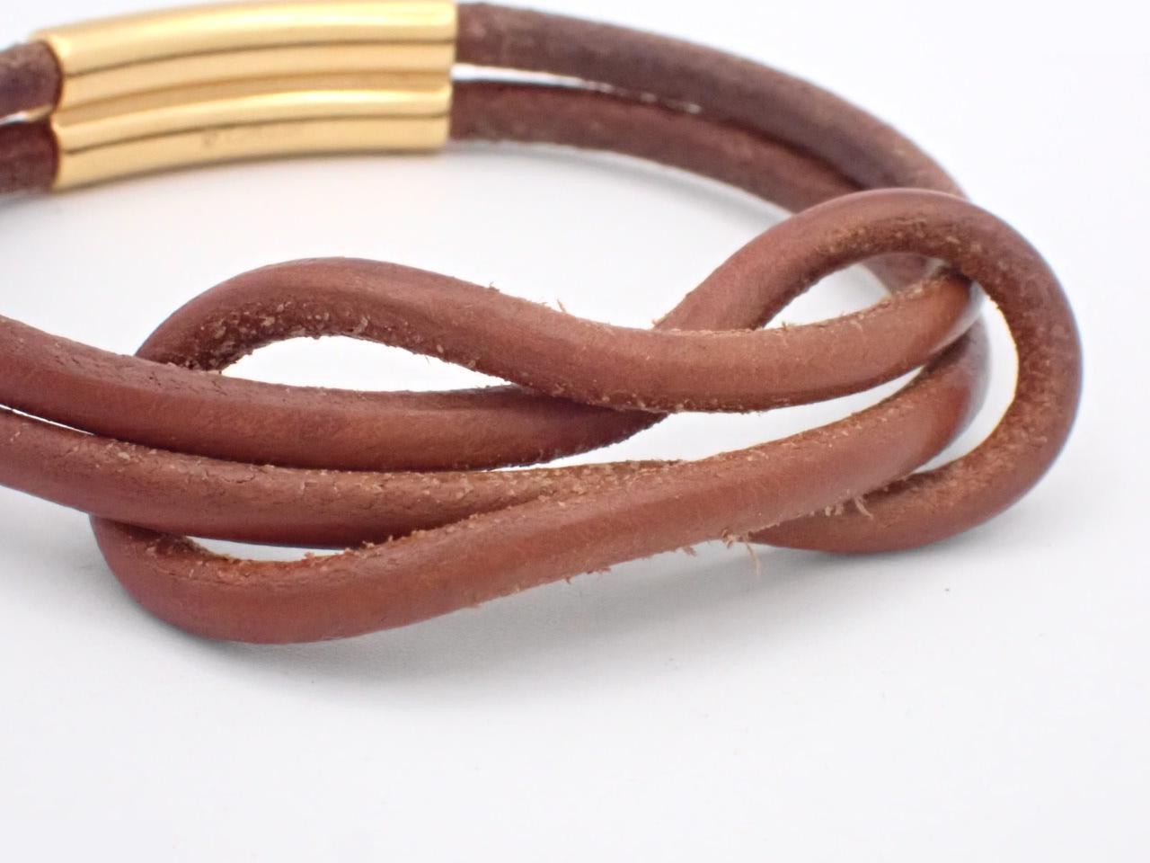 Leather bracelet, wrist circumference approximately 19 cm — view 3