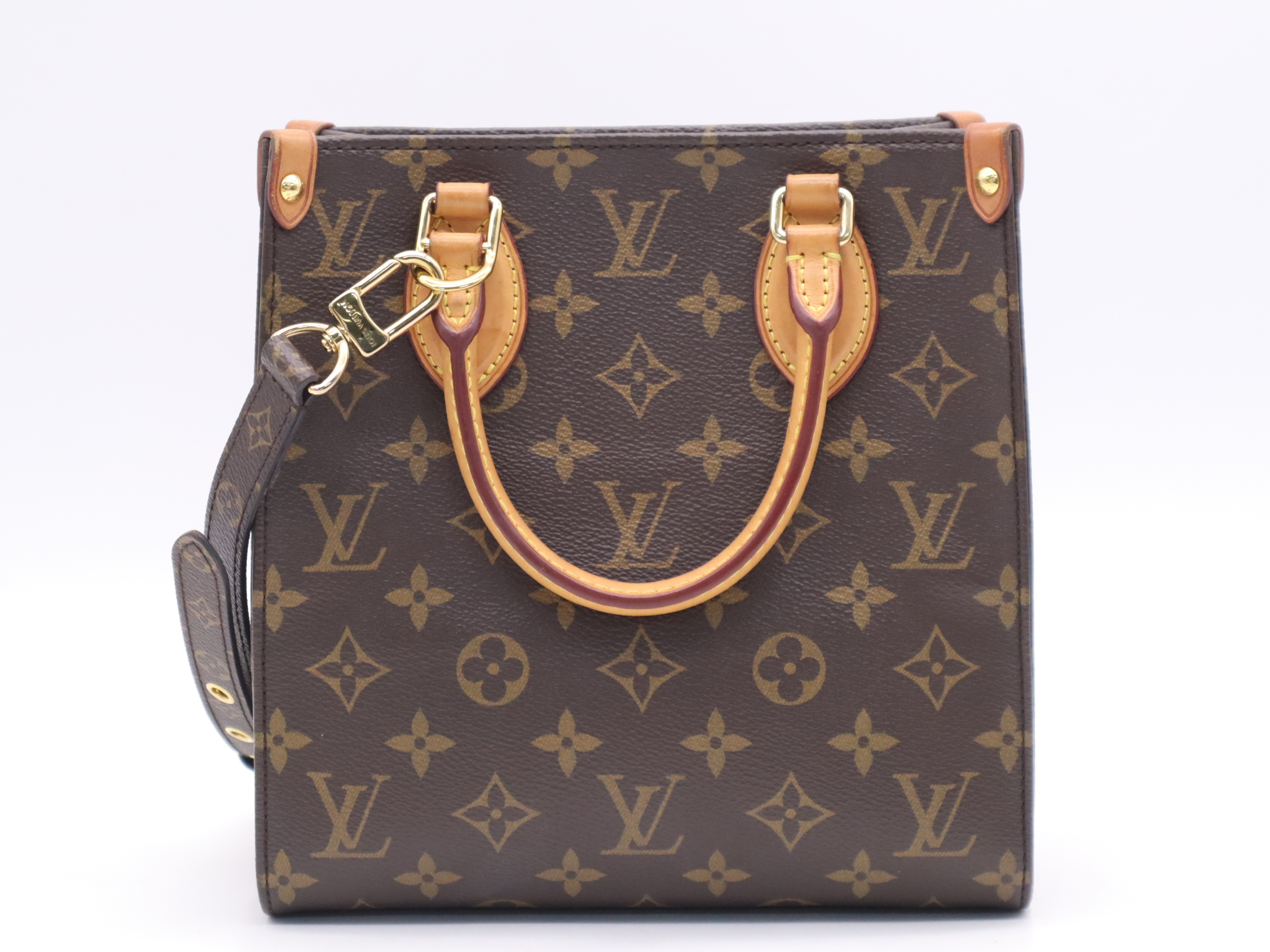 M45847 Monogram Sac Plat BB Shoulder Bag with Shoulder Strap (REID verified) — view 2